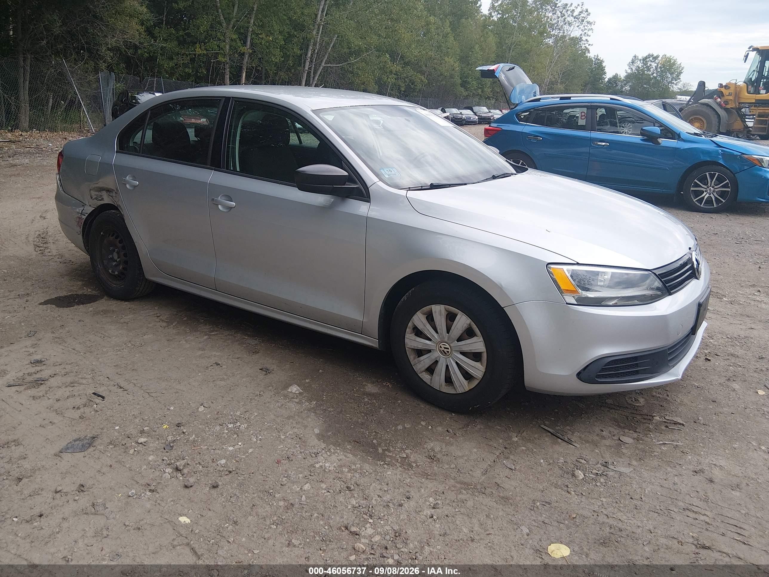 2014 Volkswagen Jetta VIN 3VW2K7AJ6EM366405 IAAI salvage auction — Side, Clear (Massachusetts), sold $1,650 on 2026-09-12 (photo 1)