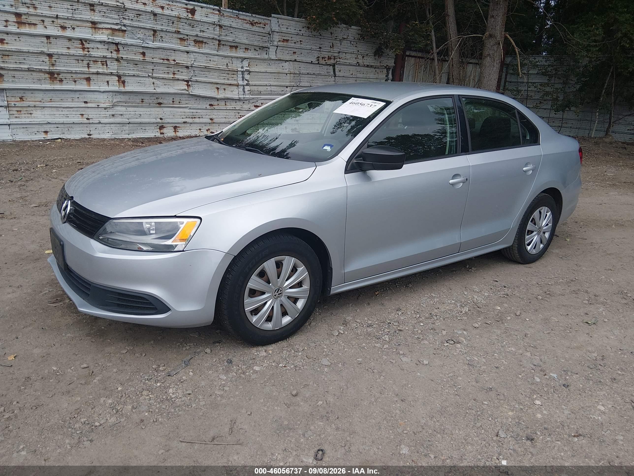 2014 Volkswagen Jetta VIN 3VW2K7AJ6EM366405 IAAI salvage auction — Side, Clear (Massachusetts), sold $1,650 on 2026-09-12 (photo 2)