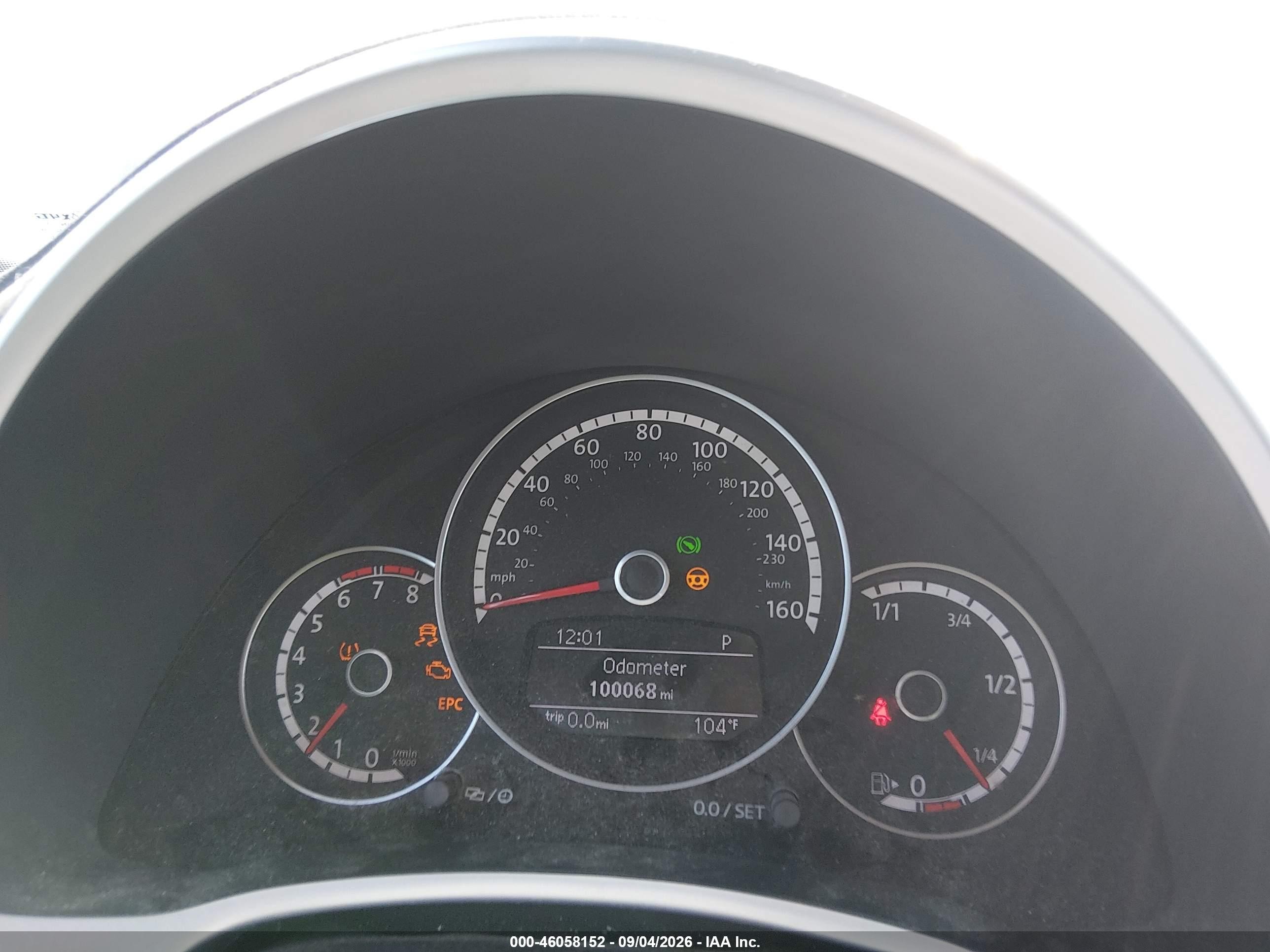 2014 Volkswagen Beetle VIN 3VW7T7AT0EM819549 IAAI salvage auction — Normal Wear, Clear (Illinois), sold $2,525 on 2026-09-29 (photo 7)