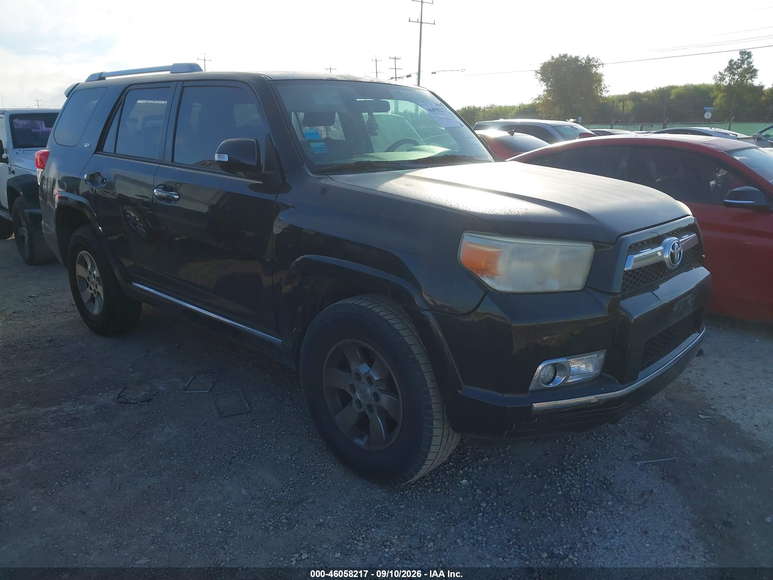 2012 Toyota 4runner VIN JTEZU5JR0C5040832 IAAI salvage auction — Repossession, Original (Texas), sold $7,500 on 2026-10-04 (photo 1)