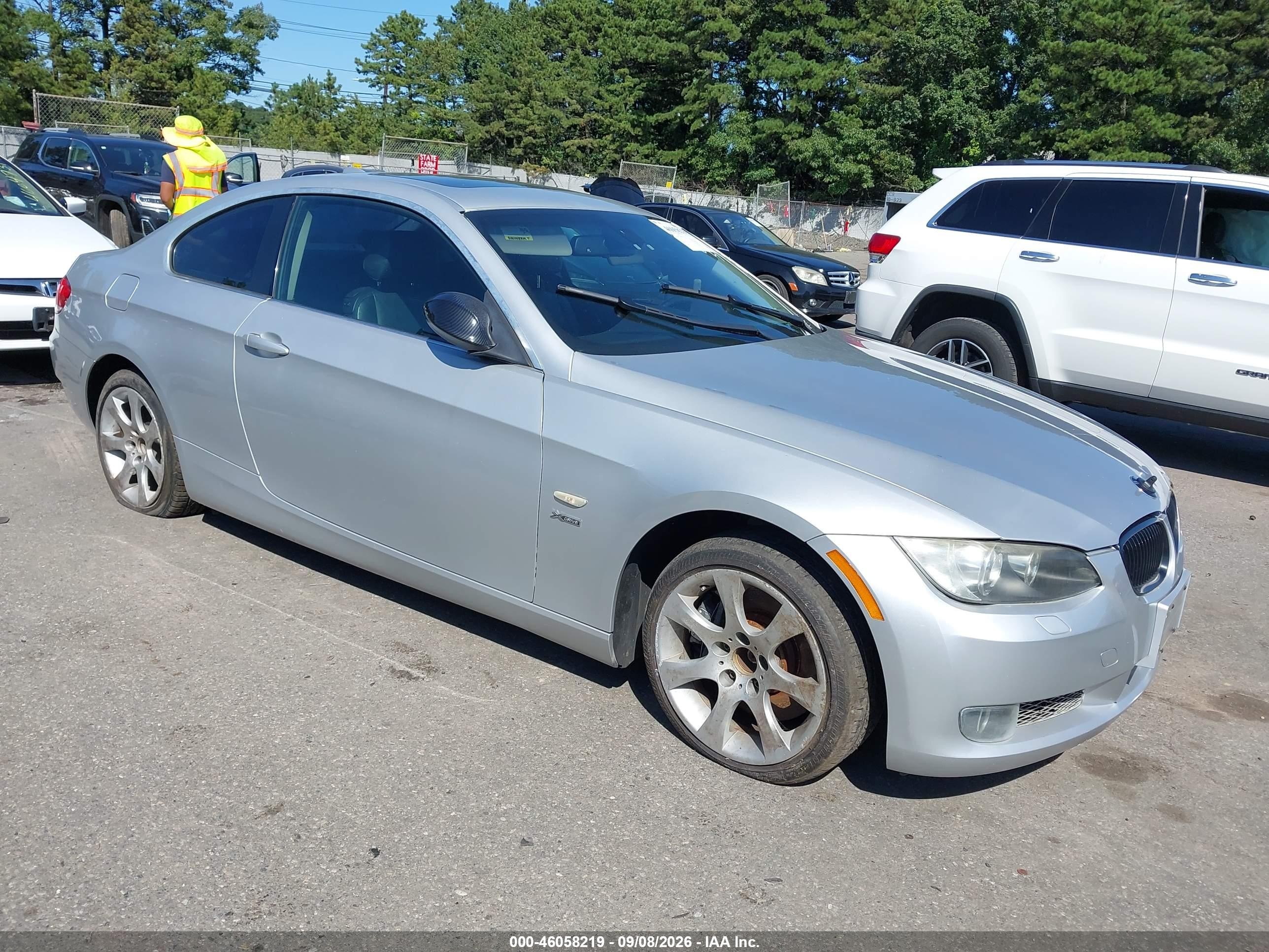 2009 BMW 3 series VIN WBAWC73509E270036 IAAI salvage auction — Water/Flood, Mv-907A (New York), sold $675 on 2026-09-14 (photo 1)