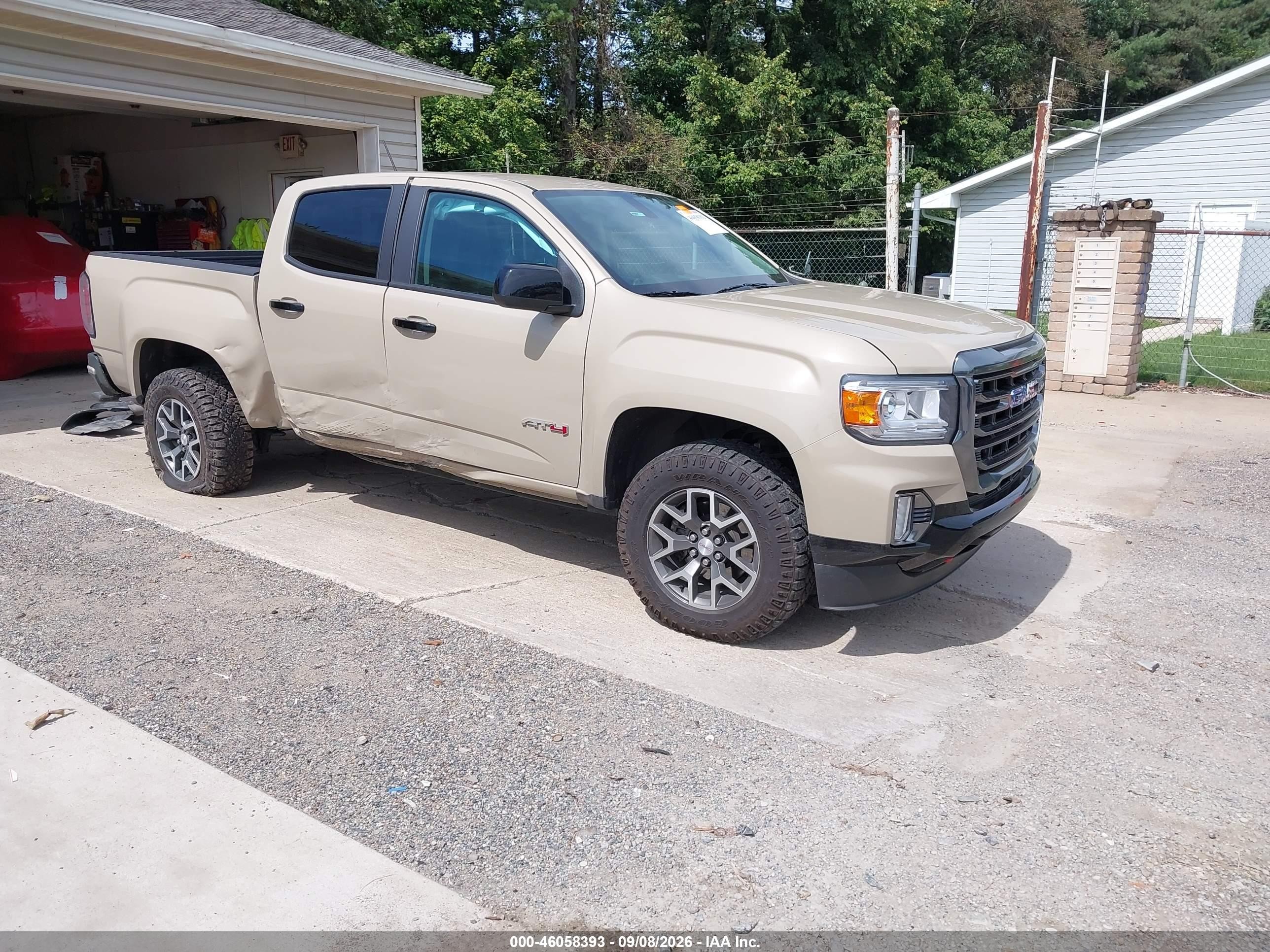 2022 GMC Canyon VIN 1GTG6FEN9N1247359 — IAAI salvage auction photo