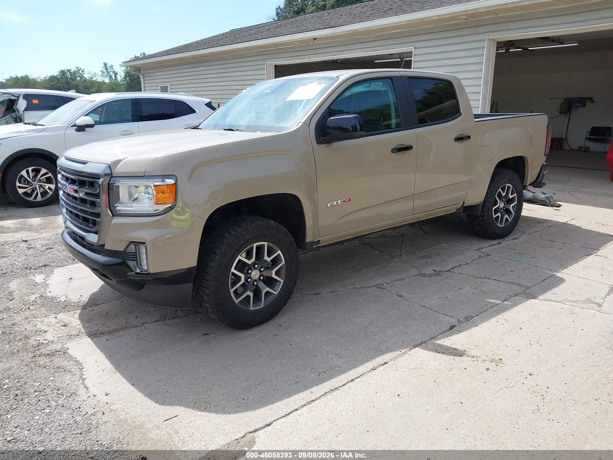 2022 Gmc Canyon VIN 1GTG6FEN9N1247359 IAAI salvage auction — Side, Salvage (Ohio), sold $7,200 on 2026-09-23 (photo 2)