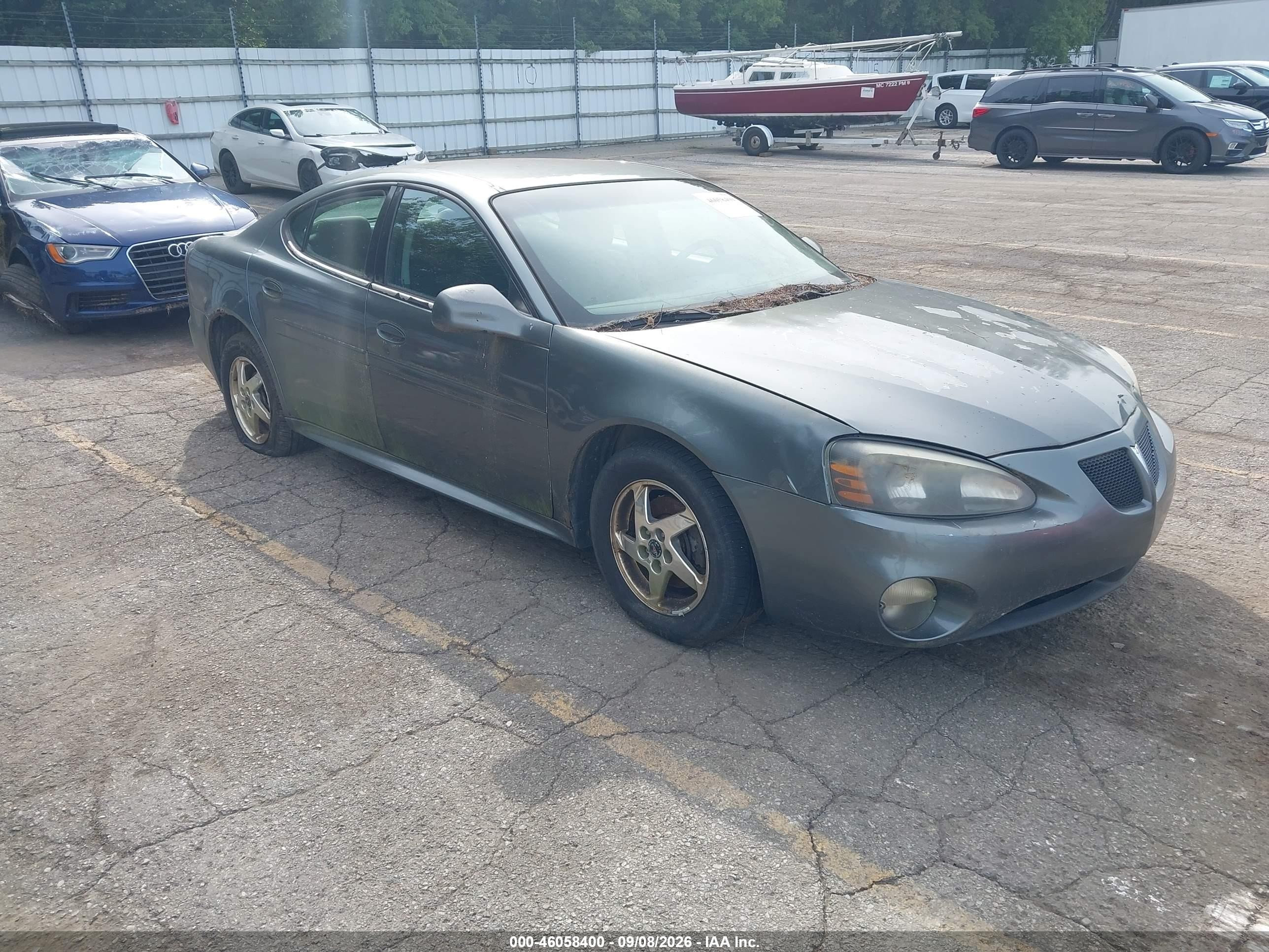 2004 Pontiac Grand prix VIN 2G2WP522541233565 IAAI salvage auction — Normal Wear, Clear (Michigan), sold $375 on 2026-09-21 (photo 1)
