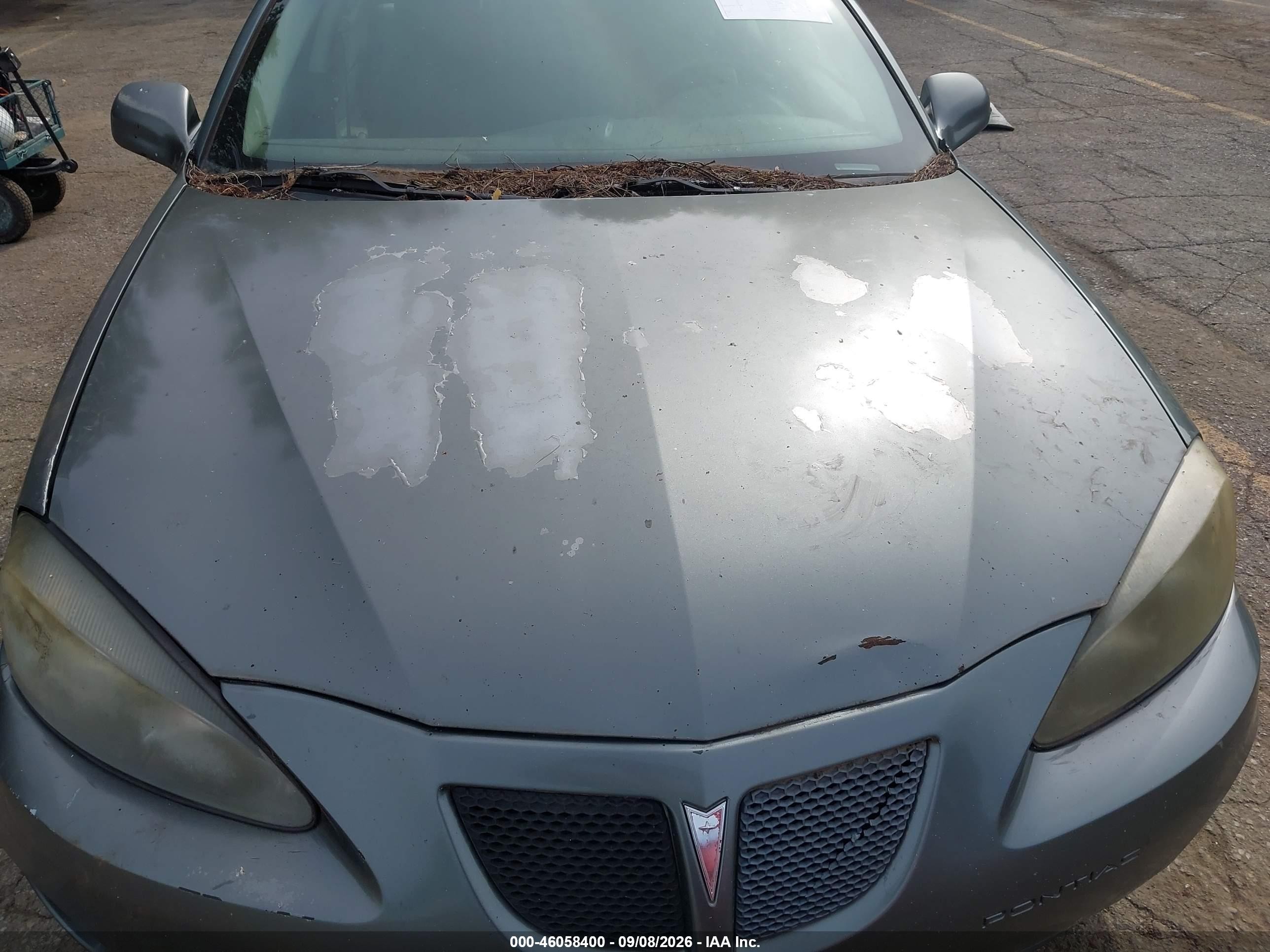 2004 Pontiac Grand prix VIN 2G2WP522541233565 IAAI salvage auction — Normal Wear, Clear (Michigan), sold $375 on 2026-09-21 (photo 6)