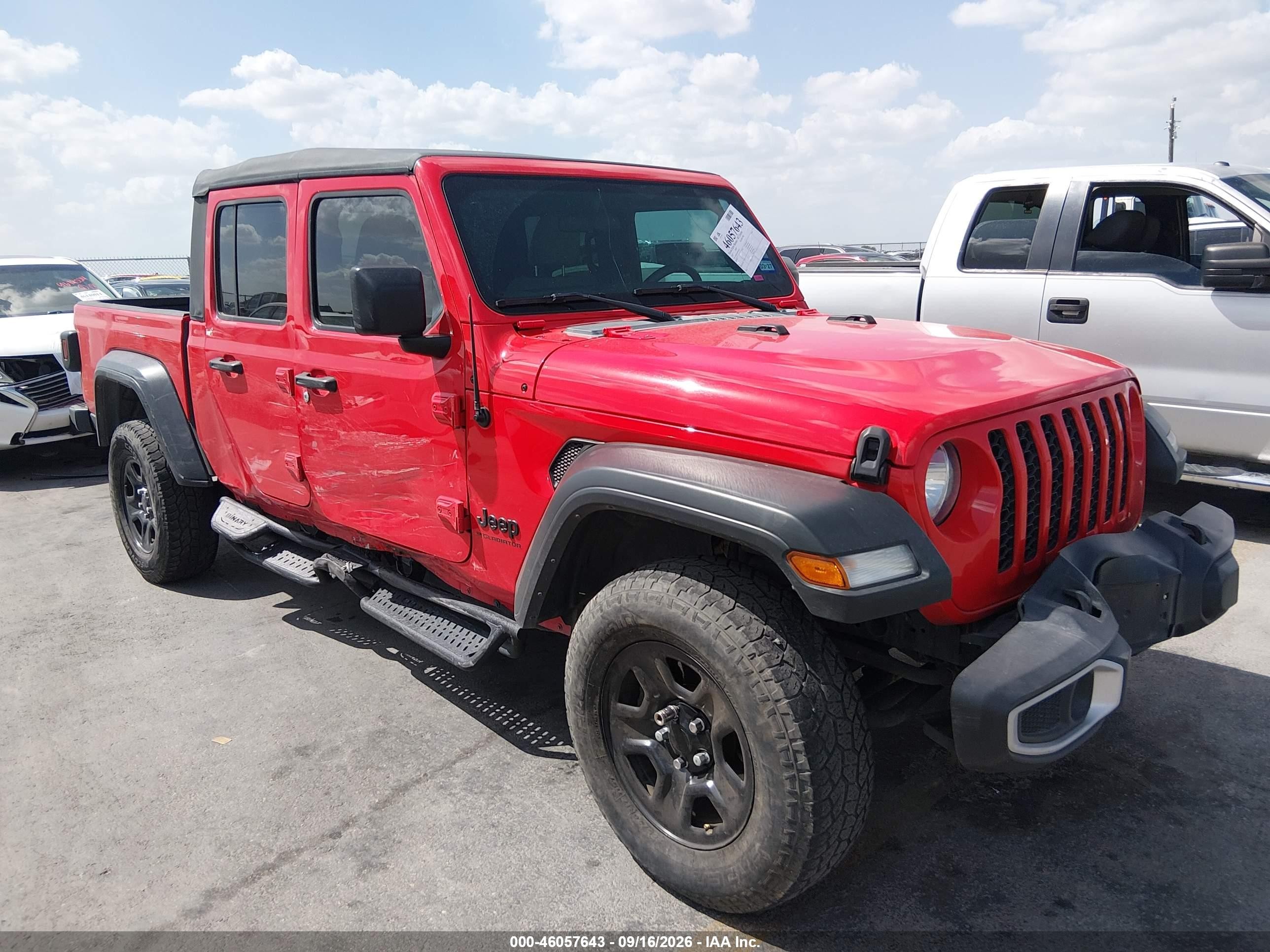 2023 Jeep Gladiator VIN 1C6HJTAG4PL515614 — IAAI salvage auction photo
