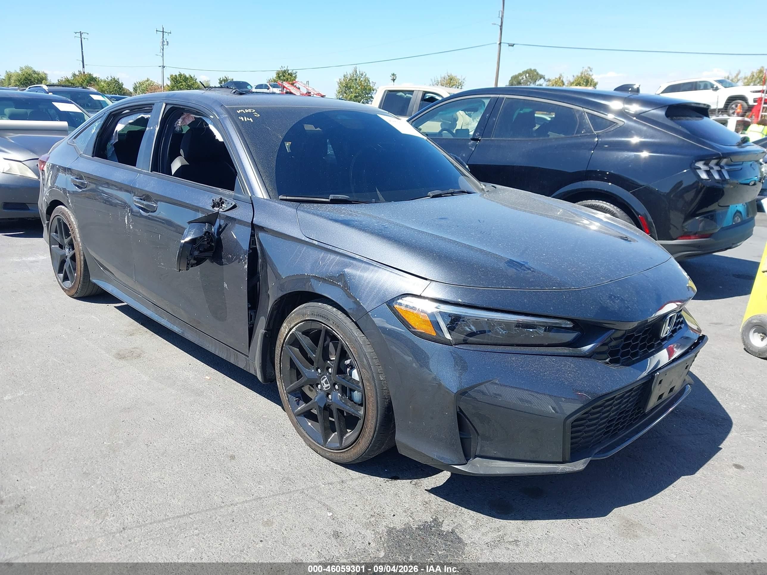 2025 Honda Civic Hybrid VIN 2HGFE4F88SH341548 — IAAI salvage auction photo