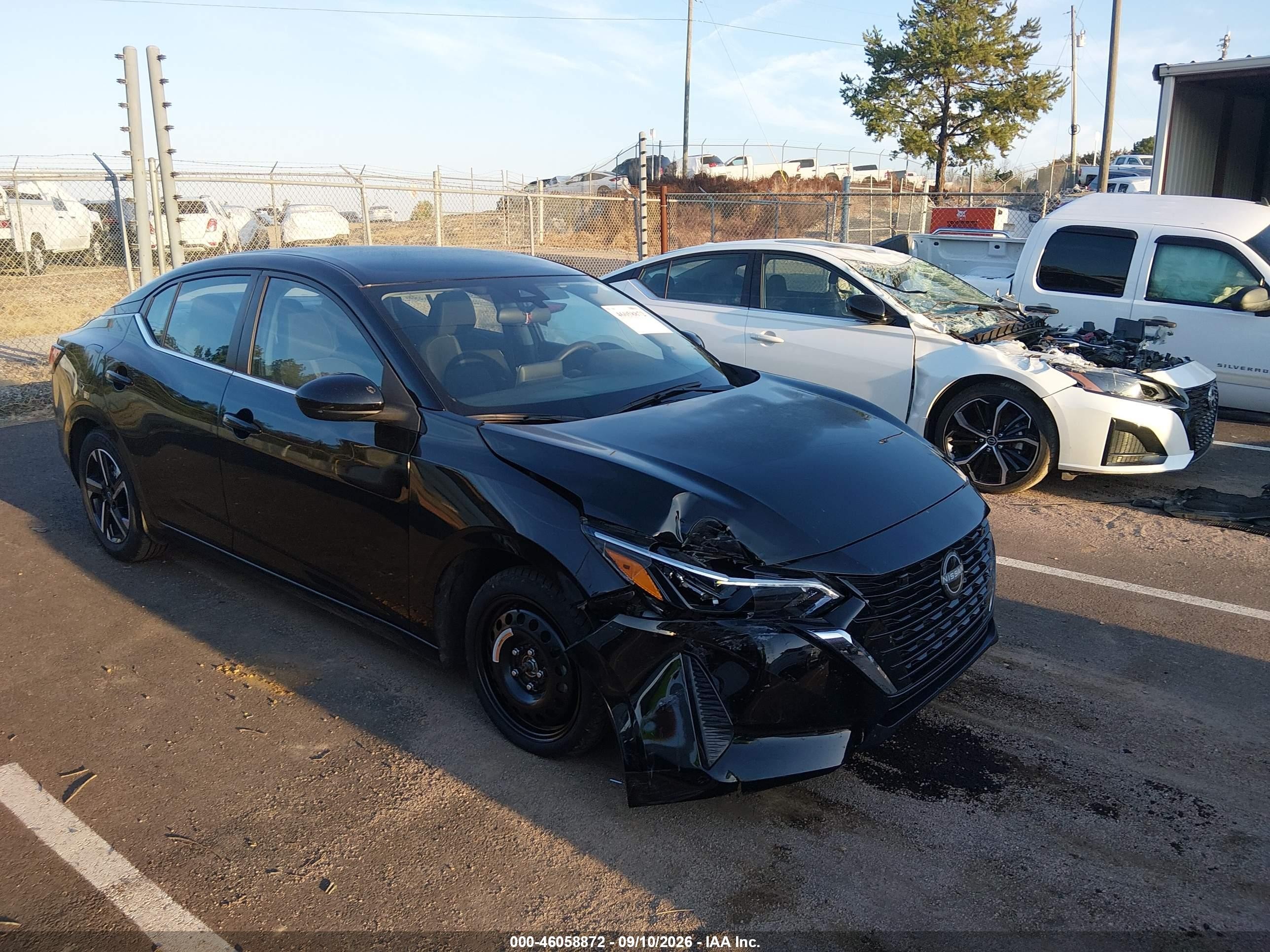 2025 Nissan Sentra VIN 3N1AB8CV3SY292663 — IAAI salvage auction photo