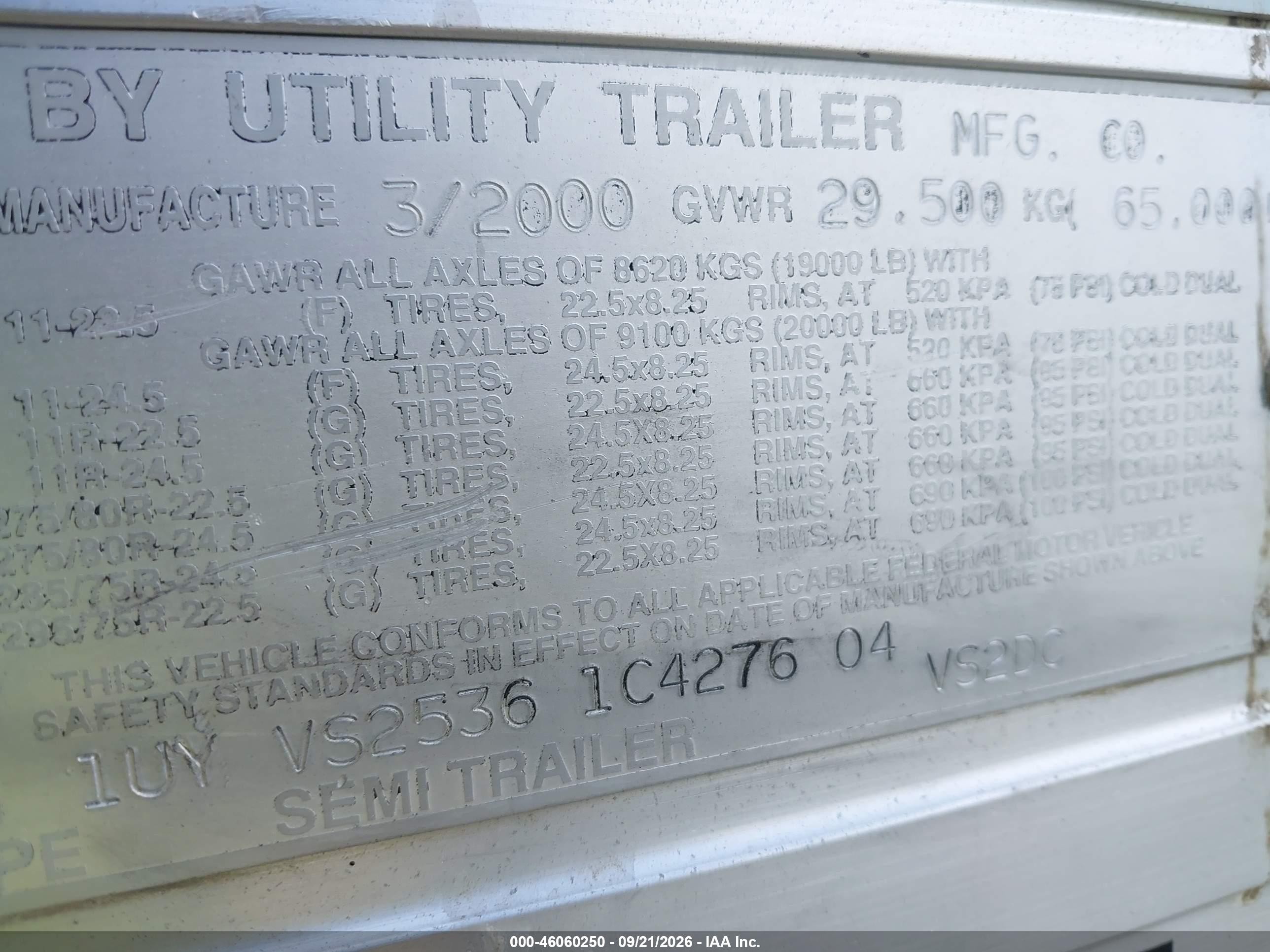 2001 Utility Trailer Mfg Utility Trailer Mfg VIN 1UYVS25361C427604 IAAI salvage auction — Unknown, Non-Repairable (California), sold $100 on 2026-09-30 (photo 9)