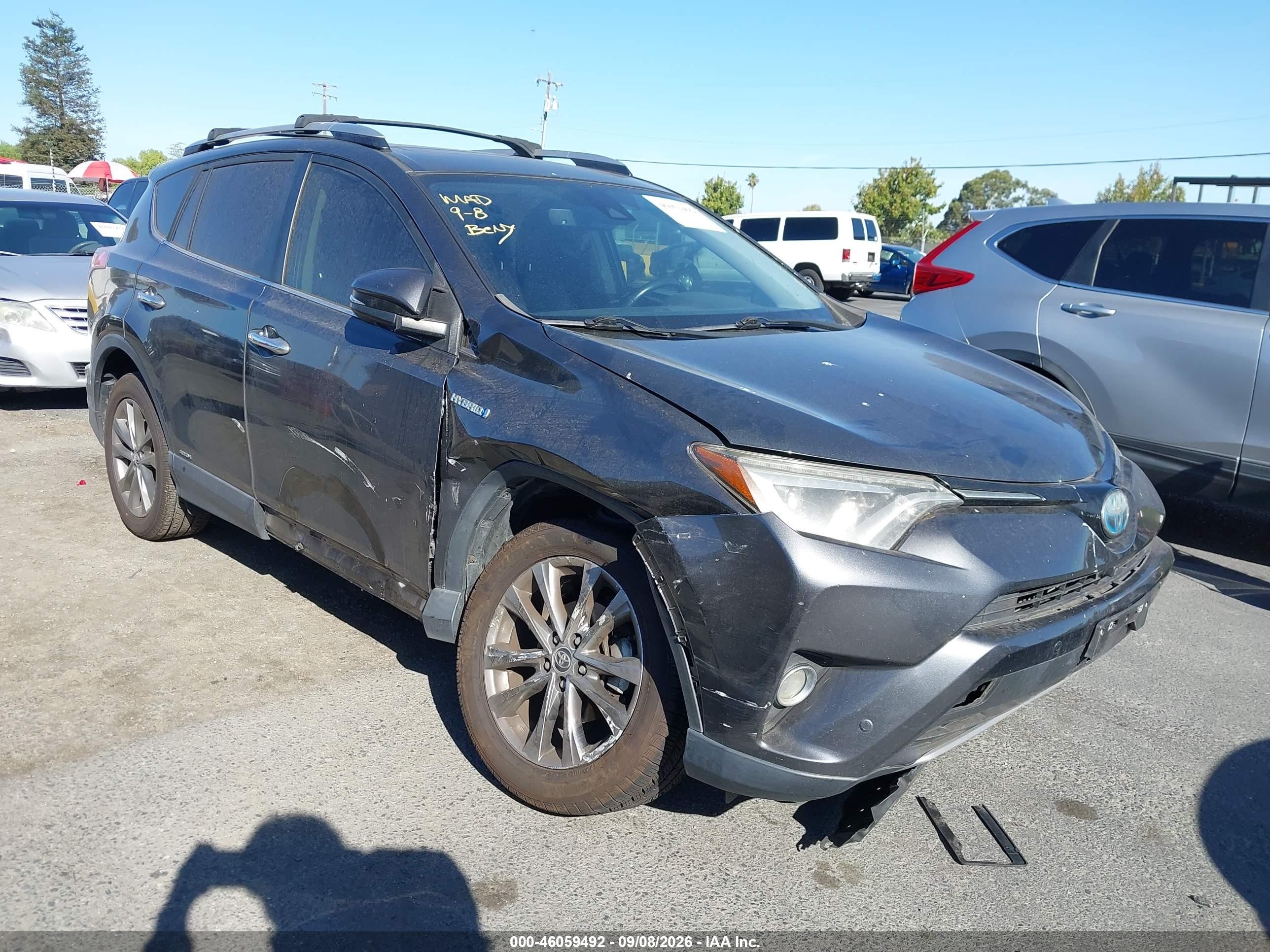 2017 Toyota RAV4 Hybrid VIN JTMDJREV5HD134482 — IAAI salvage auction photo