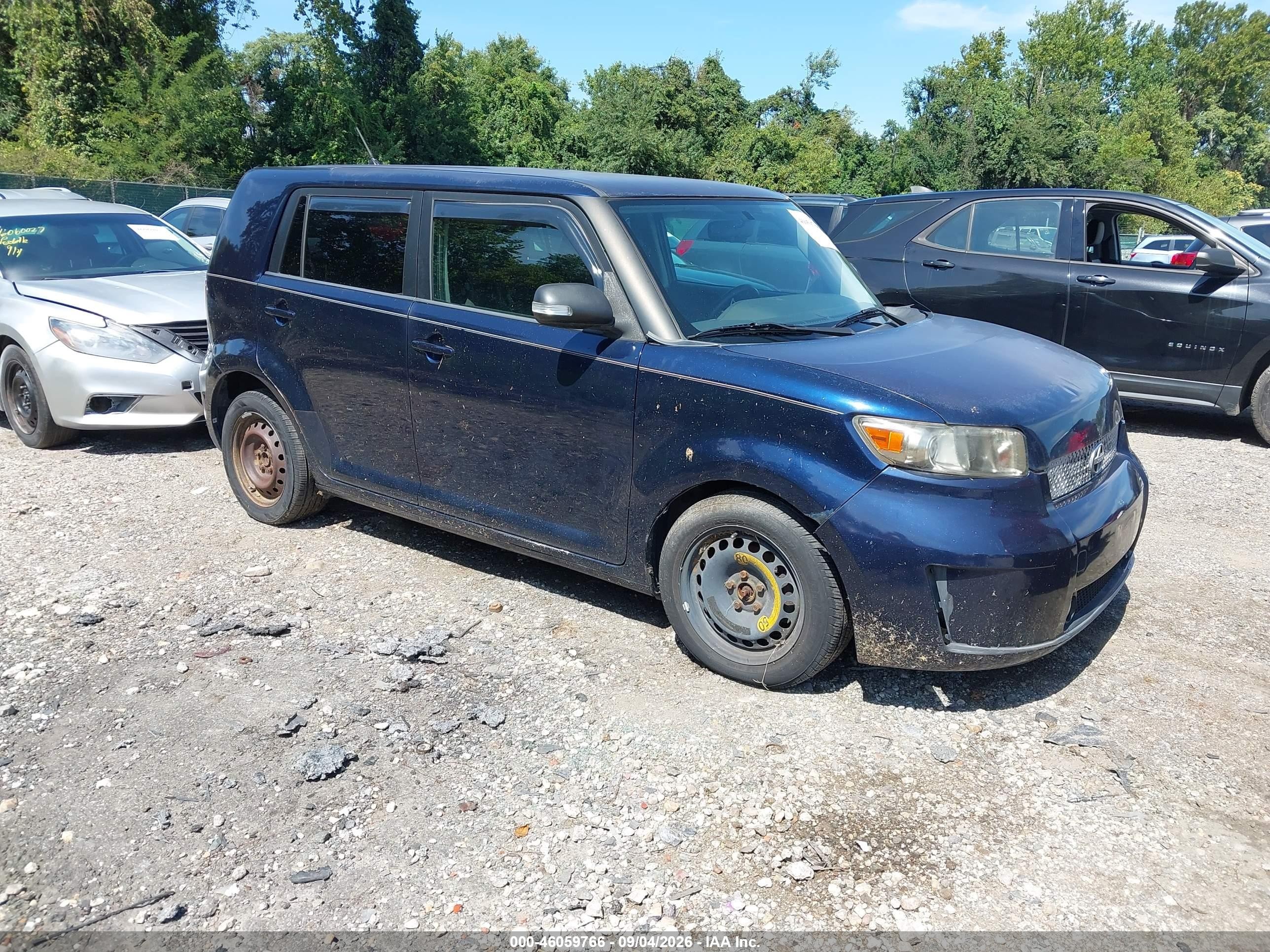 2008 Scion Xb VIN JTLKE50E481035315 IAAI salvage auction — Normal Wear, Clear-Dealer Only (Maryland), sold $475 on 2026-10-07 (photo 1)