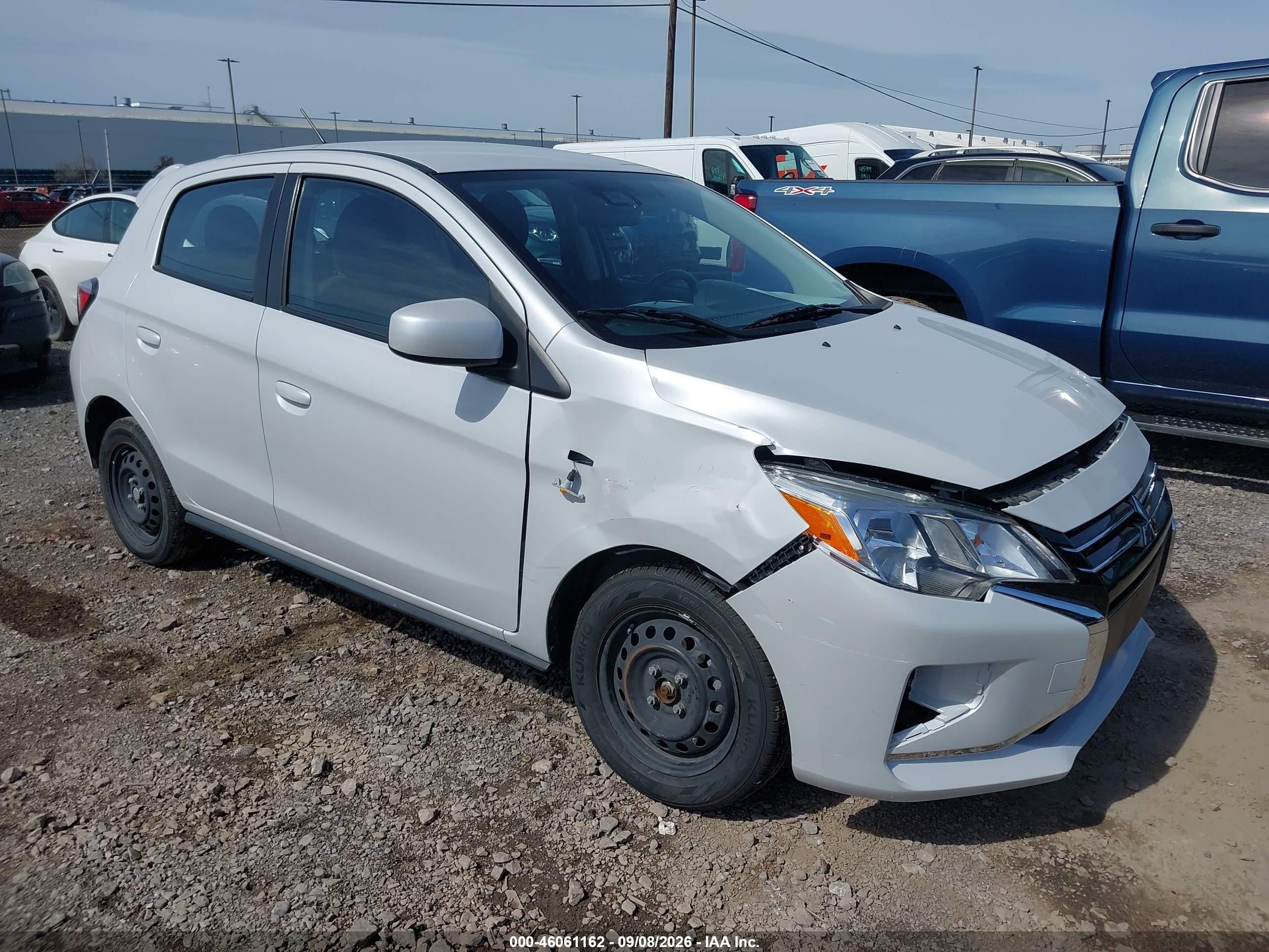 2024 Mitsubishi Mirage VIN ML32AUHJ1RH009317 IAAI salvage auction — Unknown, Enterprise Vehicles Clear Only (California), sold $5,100 on 2026-09-12 (photo 1)