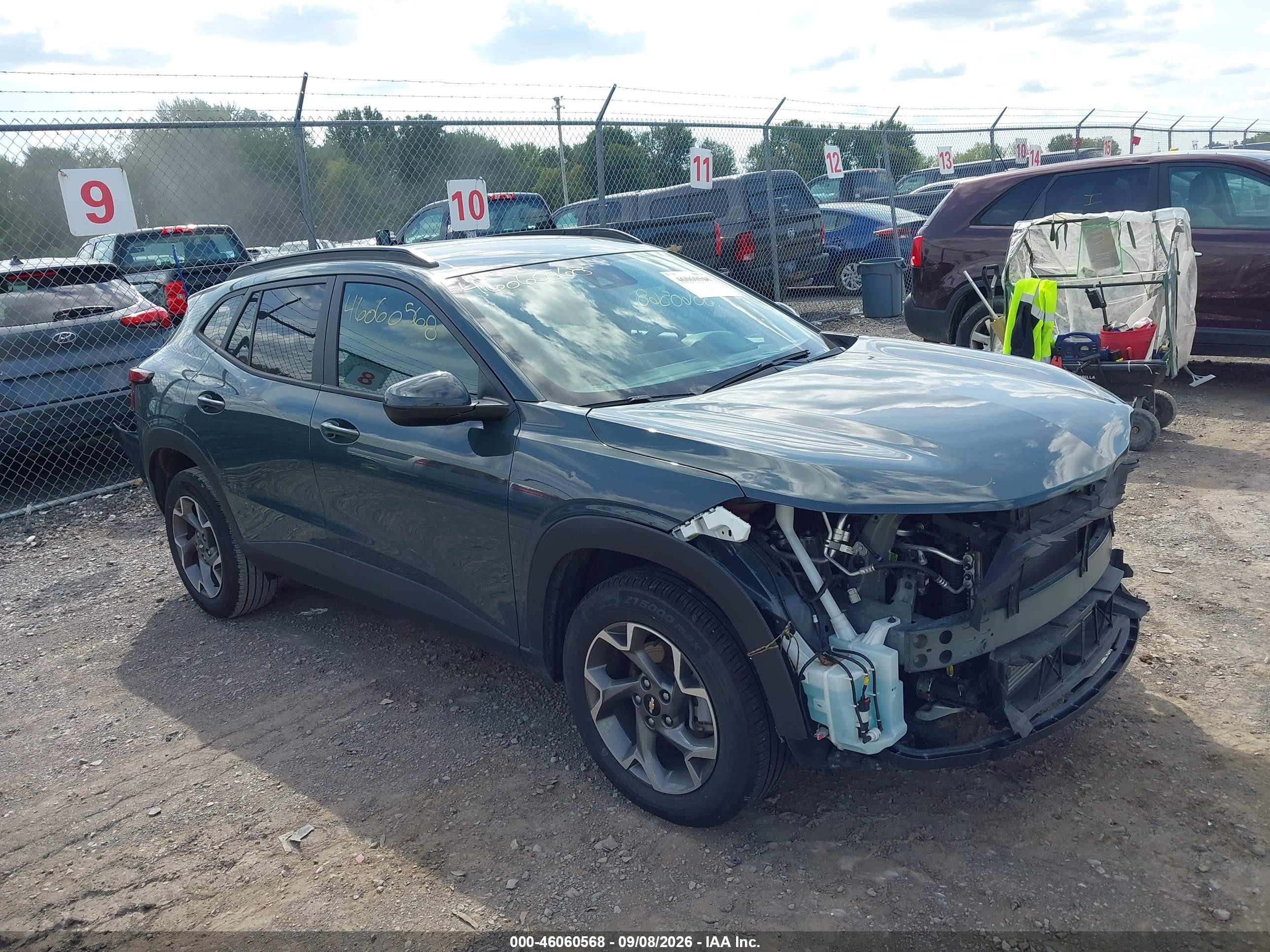 2025 Chevrolet Trax VIN KL77LHEP5SC185008 — IAAI salvage auction photo