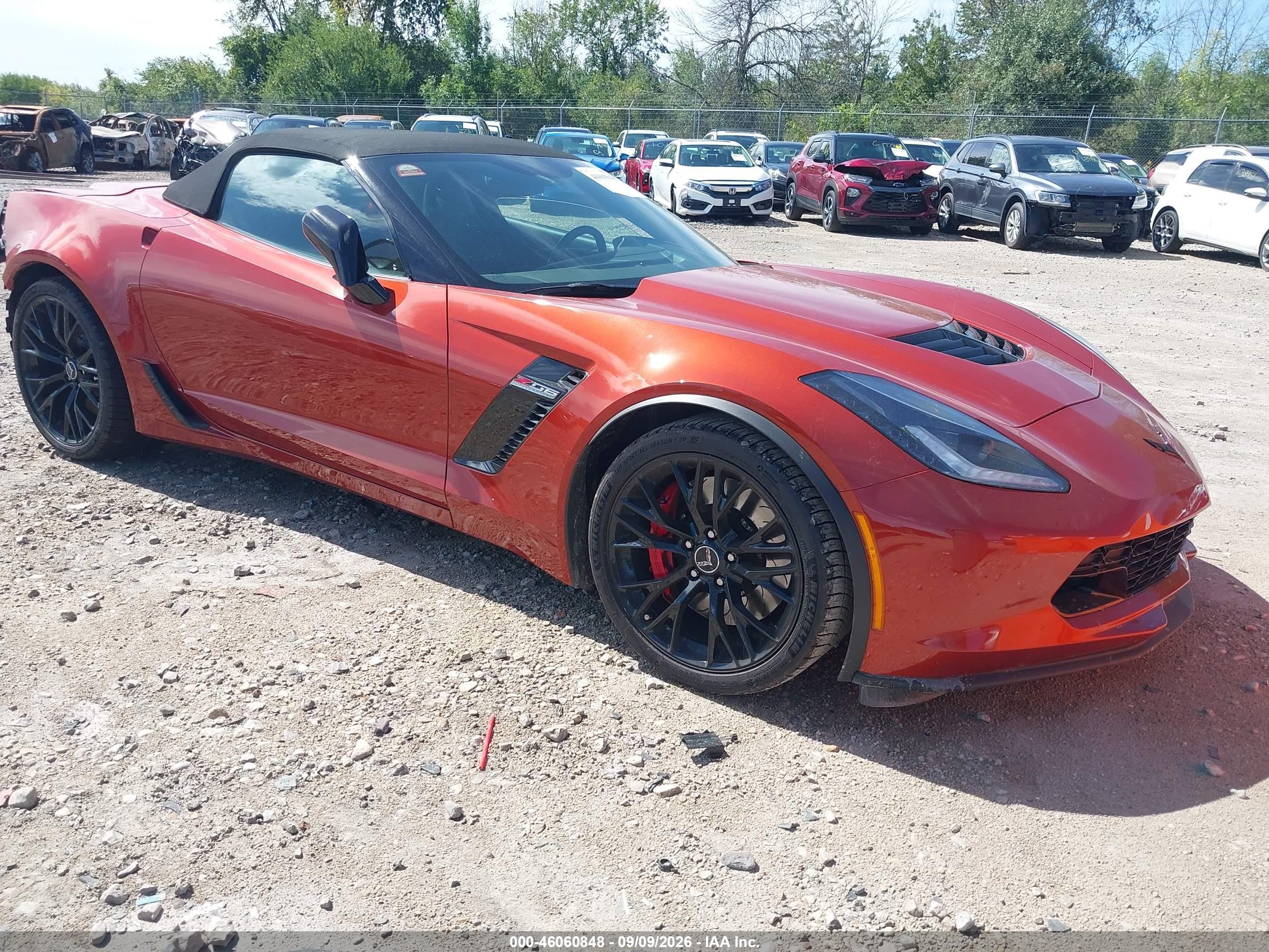 2015 Chevrolet Corvette VIN 1G1YT3D63F5602342 — IAAI salvage auction photo