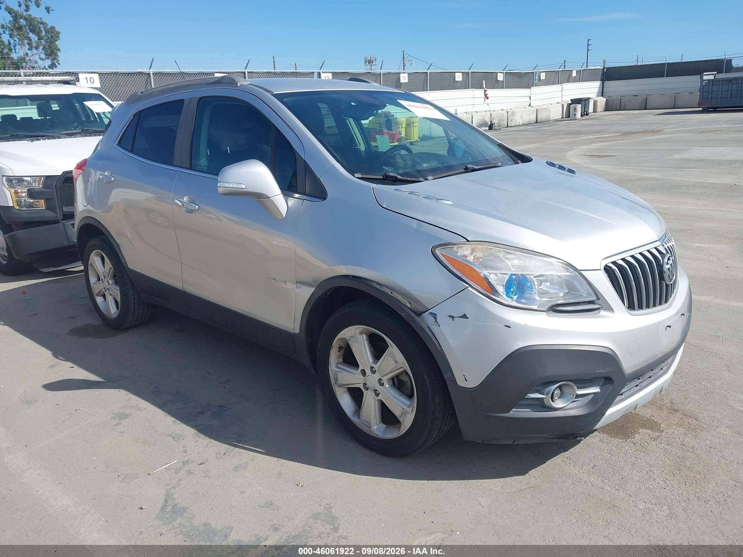 2015 Buick Encore VIN KL4CJBSB2FB040379 IAAI salvage auction — Normal Wear, Clear - Dealer Only (California), sold $775 on 2026-09-13 (photo 1)