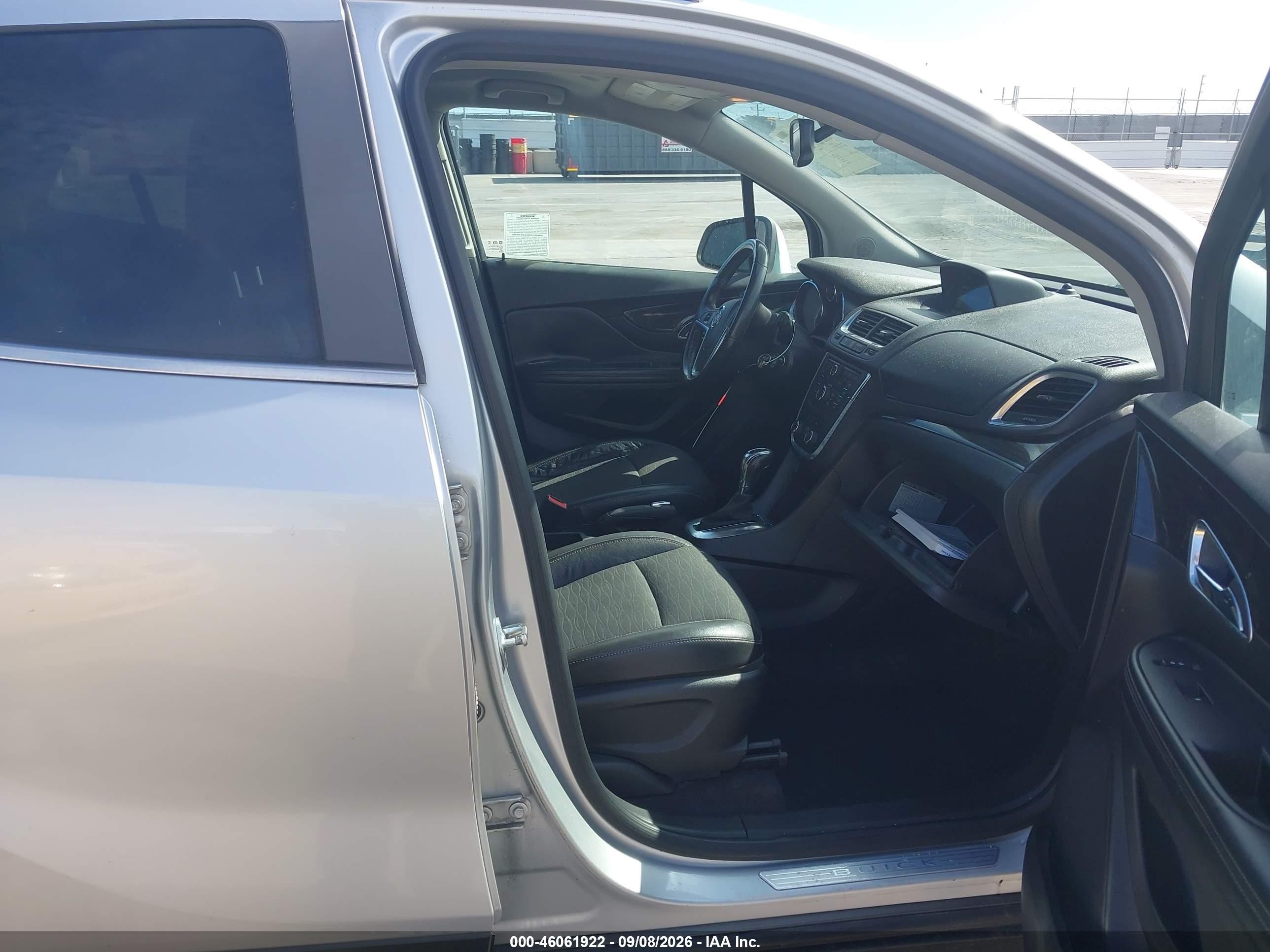 2015 Buick Encore VIN KL4CJBSB2FB040379 IAAI salvage auction — Normal Wear, Clear - Dealer Only (California), sold $775 on 2026-09-13 (photo 5)