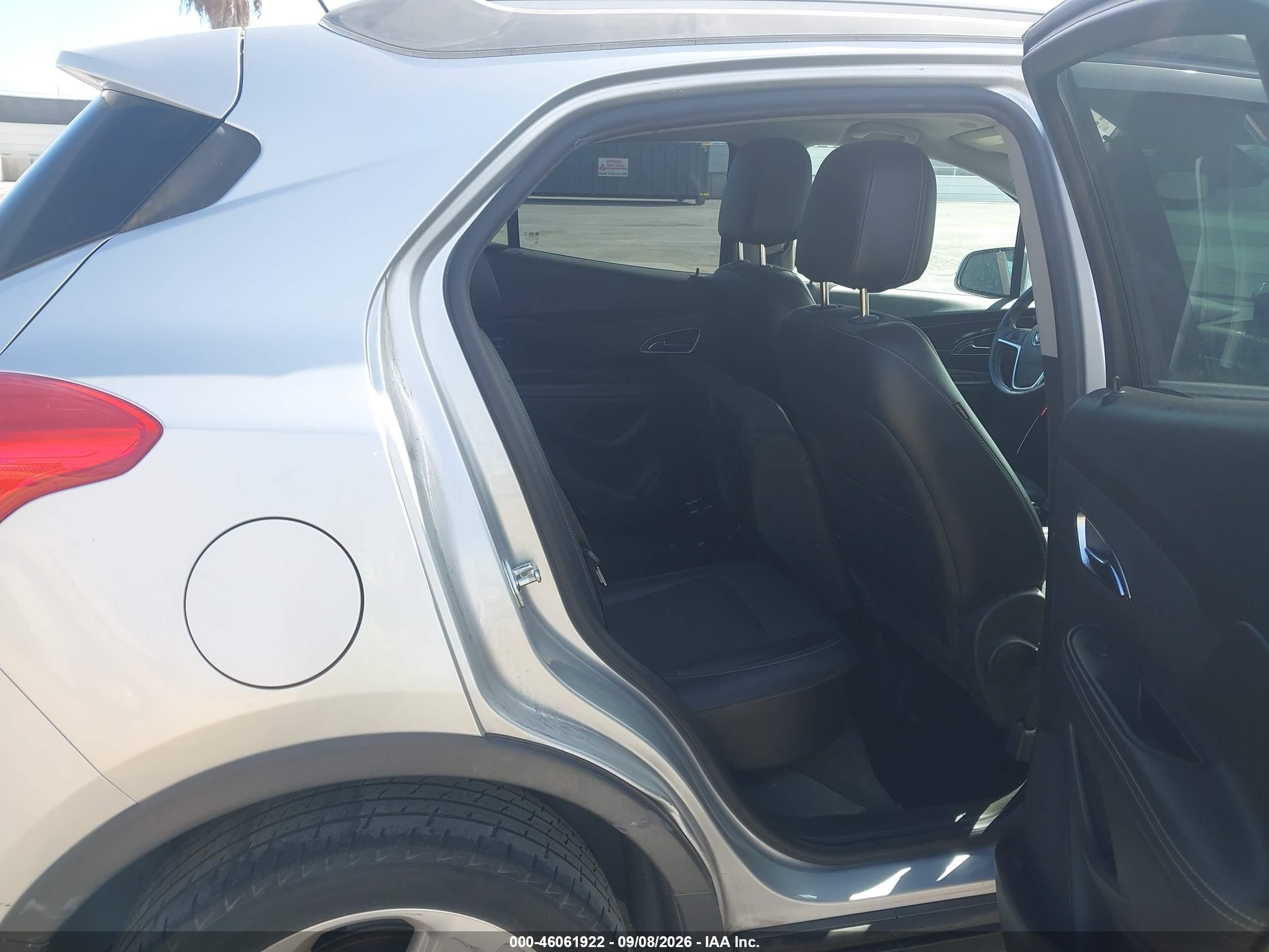 2015 Buick Encore VIN KL4CJBSB2FB040379 IAAI salvage auction — Normal Wear, Clear - Dealer Only (California), sold $775 on 2026-09-13 (photo 8)