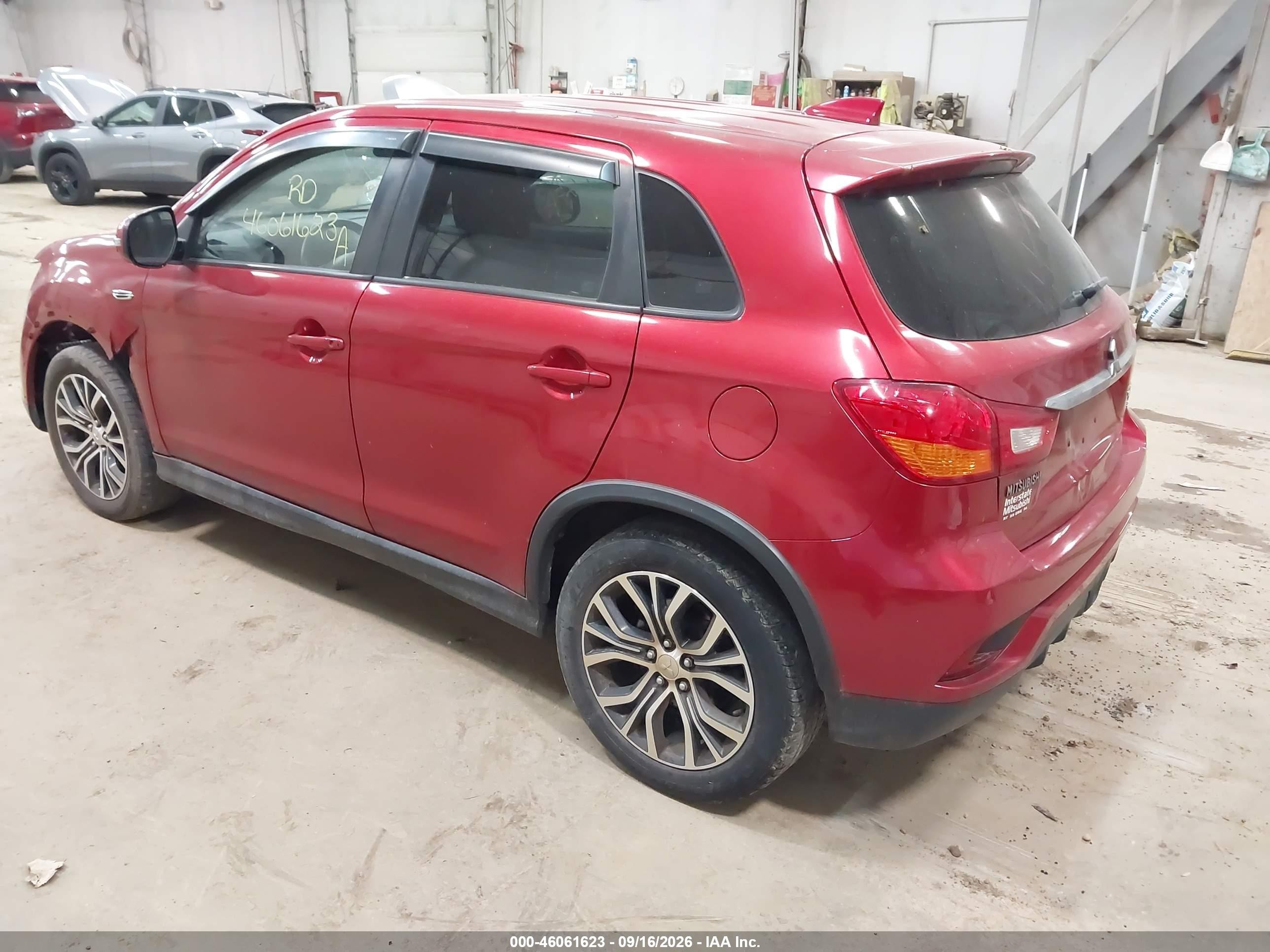 2019 Mitsubishi Outlander Sport VIN JA4AR3AU7KU026307 IAAI salvage auction — Front End, Salvage (Pennsylvania), sold $2,700 on 2026-09-23 (photo 3)