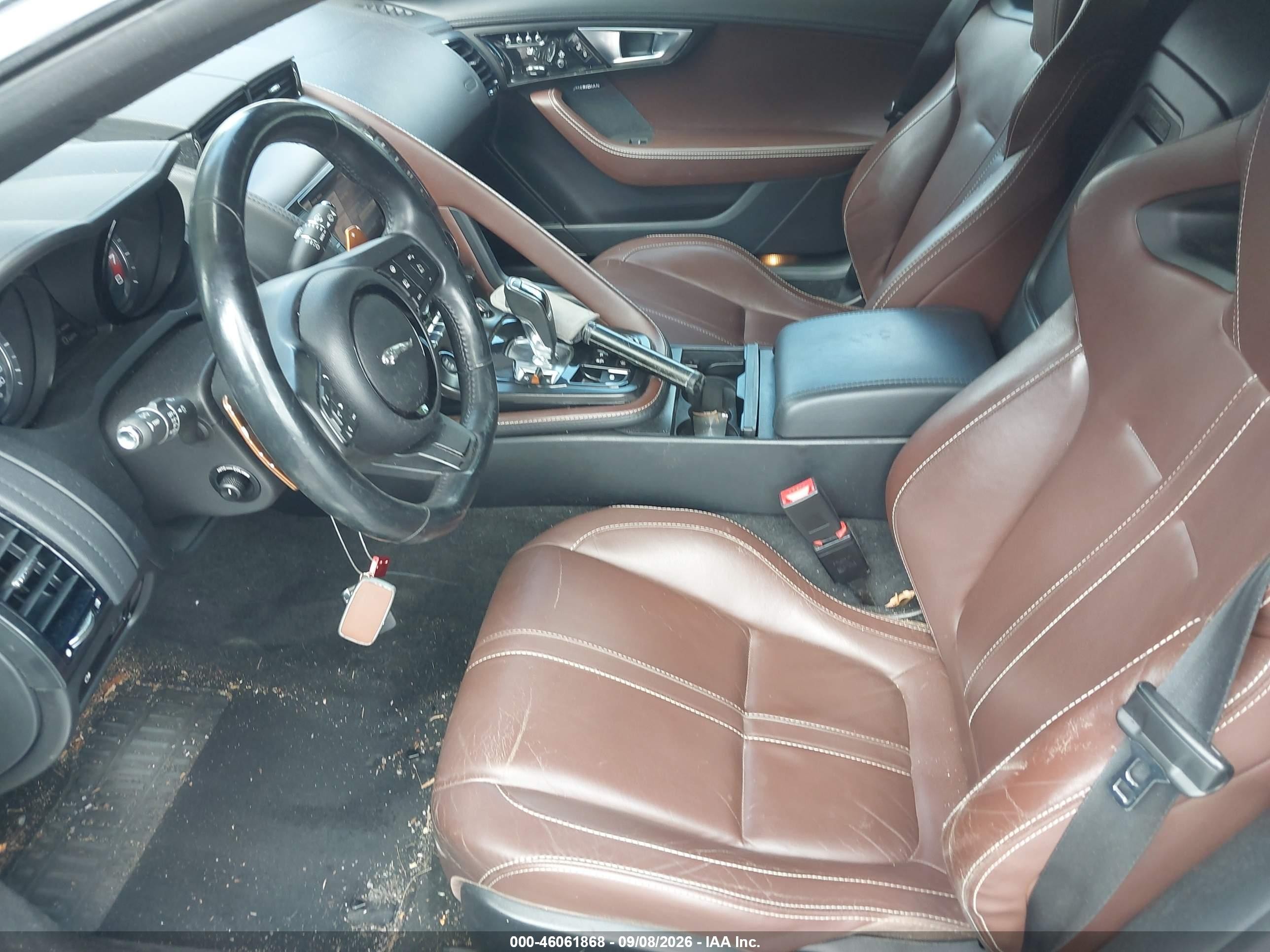 2014 Jaguar F-Type VIN SAJWA6GL7EMK05780 IAAI salvage auction — Unknown, Salvage (Virginia), sold $11,400 on 2026-09-13 (photo 5)