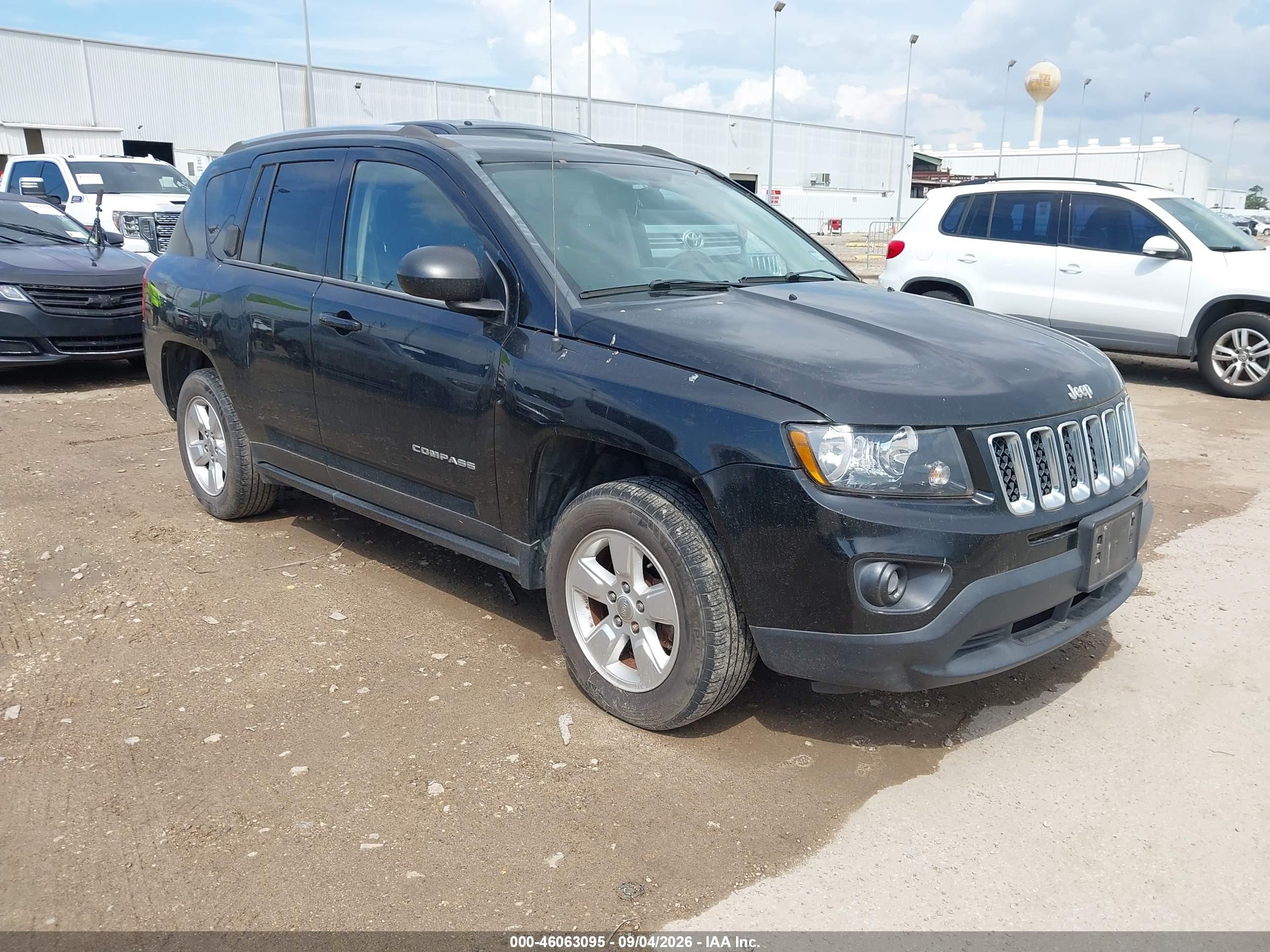 2014 Jeep Compass VIN 1C4NJCBA6ED777681 IAAI salvage auction — Normal Wear, Original (Texas), sold $975 on 2026-09-10 (photo 1)