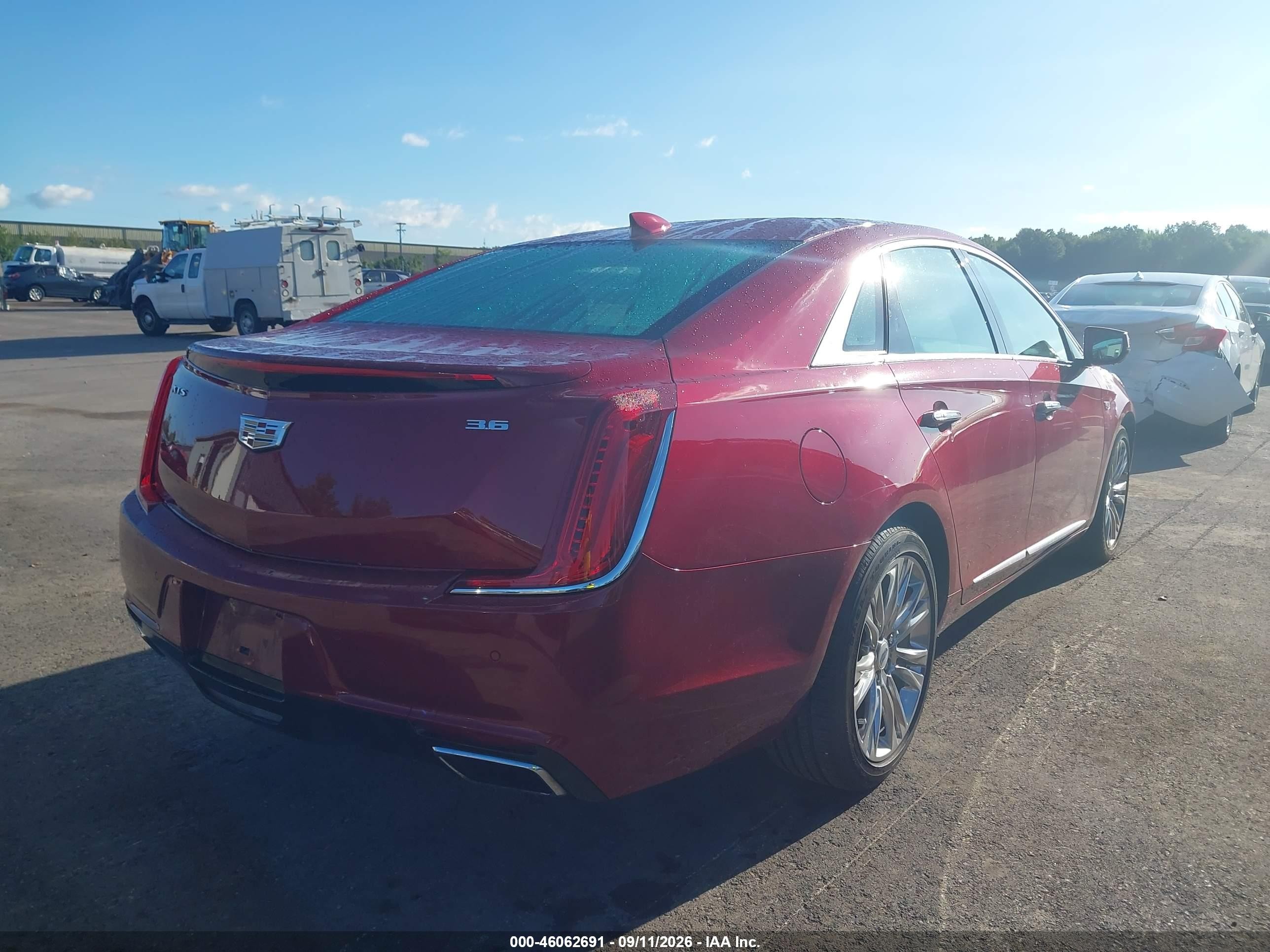 2019 Cadillac XTS VIN 2G61M5S38K9160832 IAAI salvage auction — Hail, Salvage (Ohio), sold $7,800 on 2026-09-19 (photo 4)
