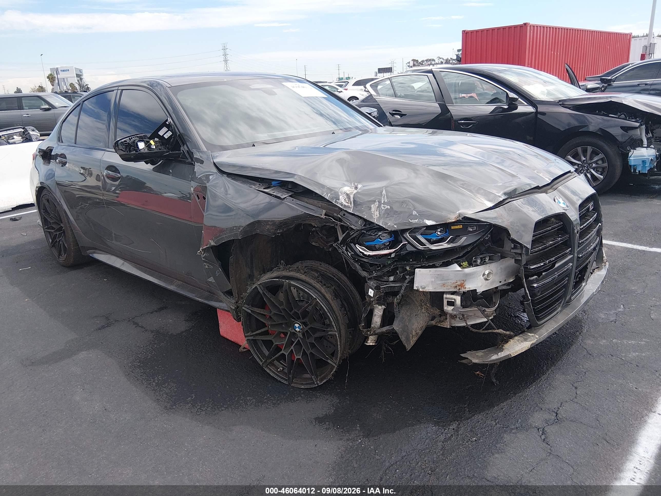 2024 BMW M3 VIN WBS43AY0XRFR99443 — IAAI salvage auction photo