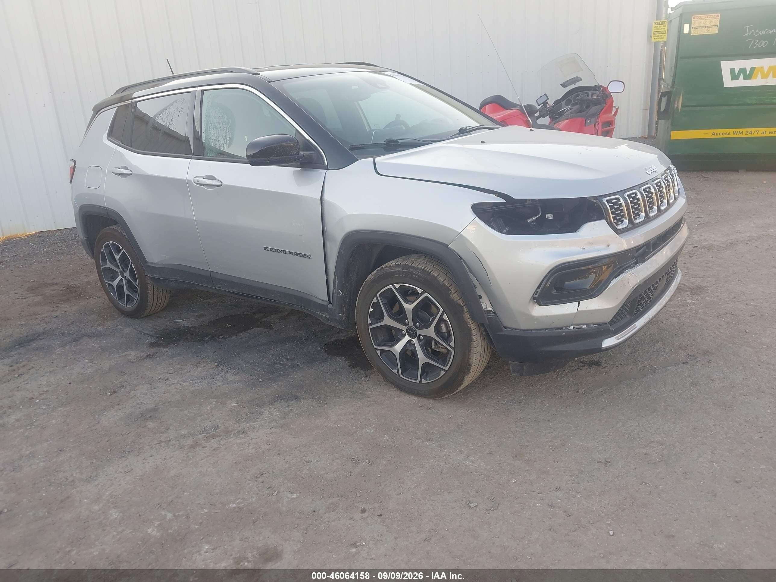 2025 Jeep Compass VIN 3C4NJDCN6ST605857 — IAAI salvage auction photo