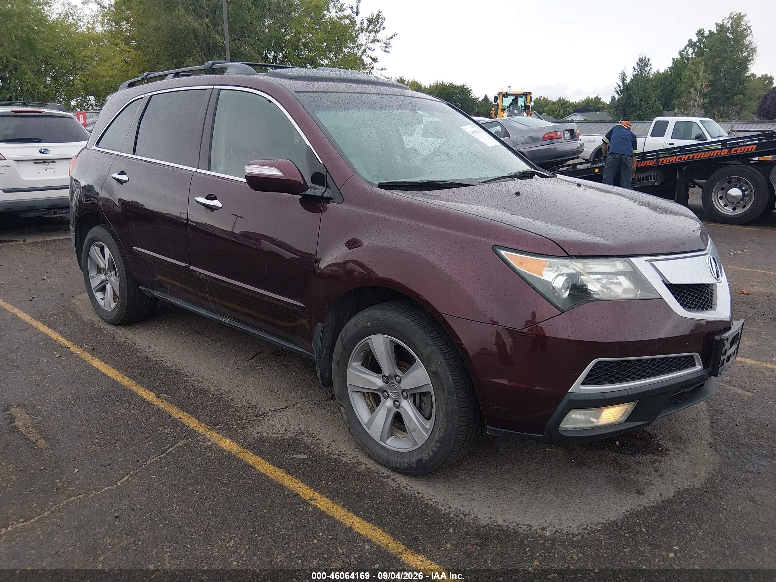 2011 Acura Mdx VIN 2HNYD2H63BH524022 IAAI salvage auction — Normal Wear, Clear (Idaho), sold $1,075 on 2026-09-23 (photo 1)