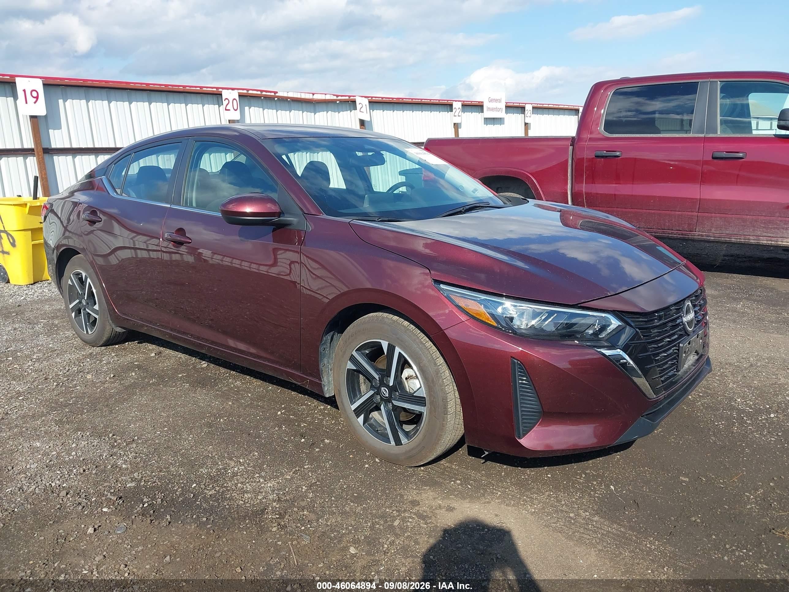 2025 Nissan Sentra VIN 3N1AB8CV3SY362923 — IAAI salvage auction photo