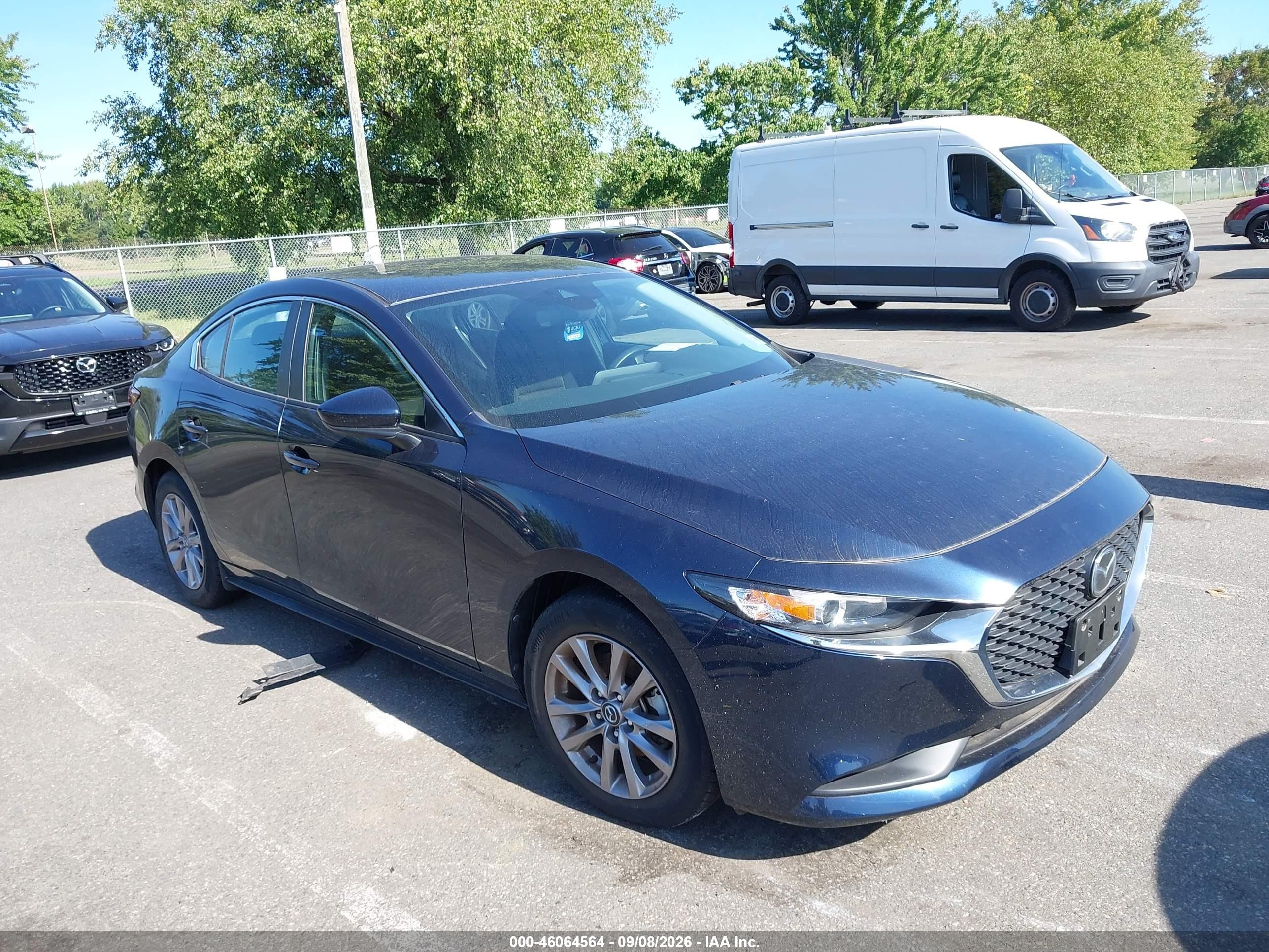 2021 Mazda 3 VIN 3MZBPAAL6MM253195 IAAI salvage auction — Water/Flood, Salvage (Idaho), sold $2,750 on 2026-09-19 (photo 1)