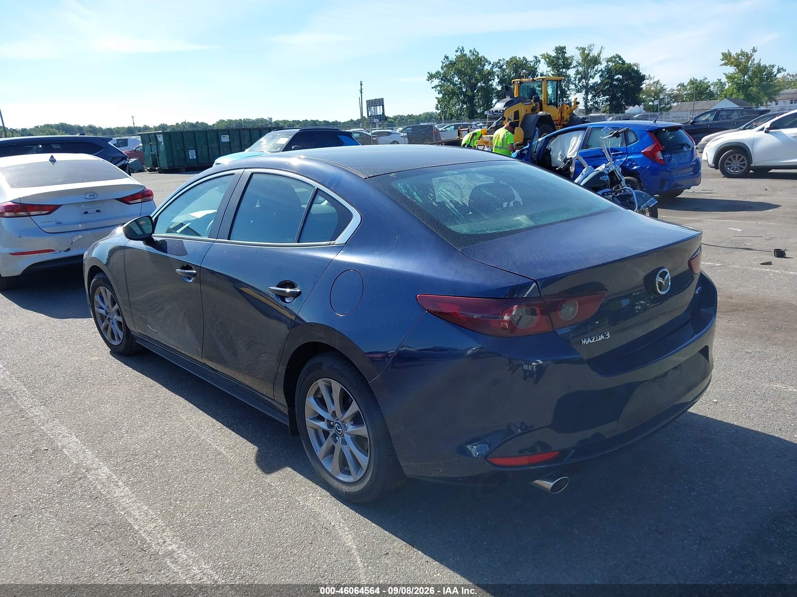 2021 Mazda 3 VIN 3MZBPAAL6MM253195 IAAI salvage auction — Water/Flood, Salvage (Idaho), sold $2,750 on 2026-09-19 (photo 3)