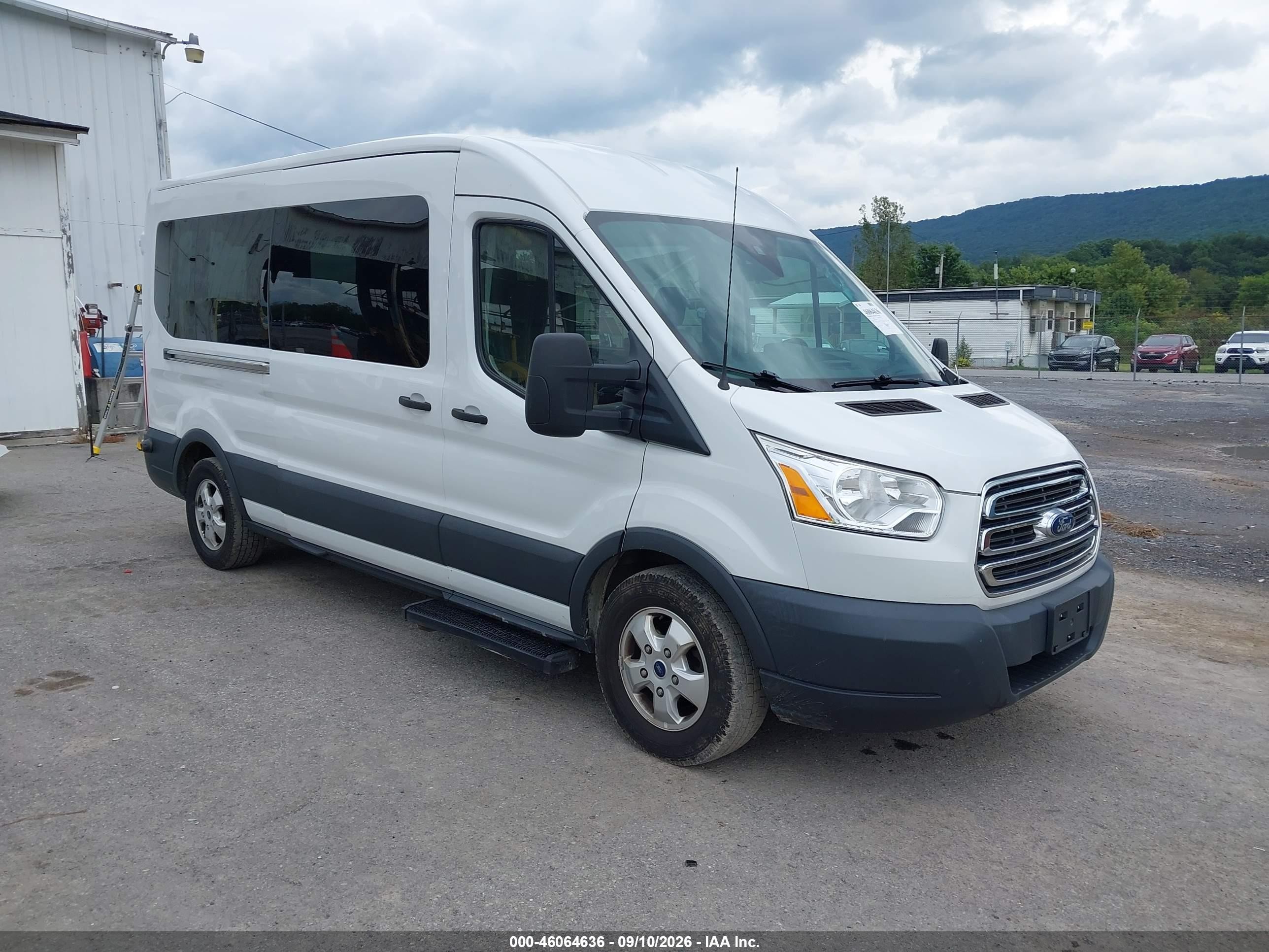 2017 Ford Transit-350 VIN 1FBZX2CM3HKA76491 IAAI salvage auction — Top/Roof, Salvage (Pennsylvania), sold $8,600 on 2026-09-25 (photo 1)