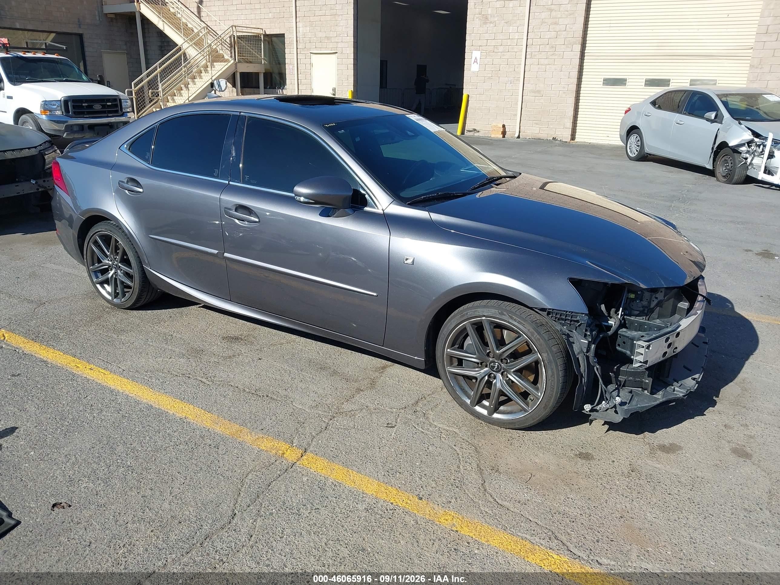 2020 Lexus IS 350 VIN JTHGZ1B23L5037042 — IAAI salvage auction photo