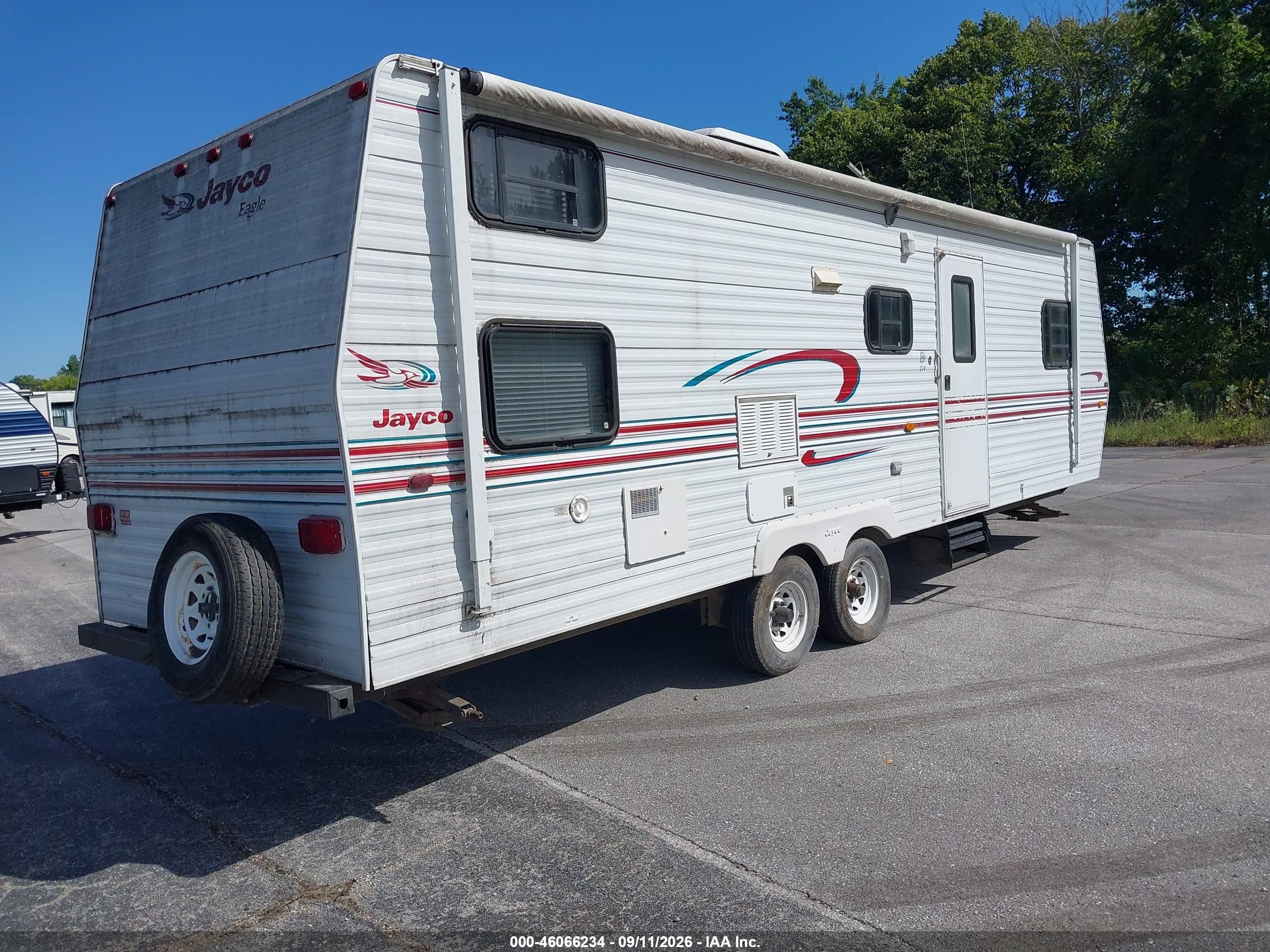 1998 Jayco Eagle VIN 1UJBJ02P9W1C20288 IAAI salvage auction — Unknown, Clear (Indiana), sold $850 on 2026-10-09 (photo 4)