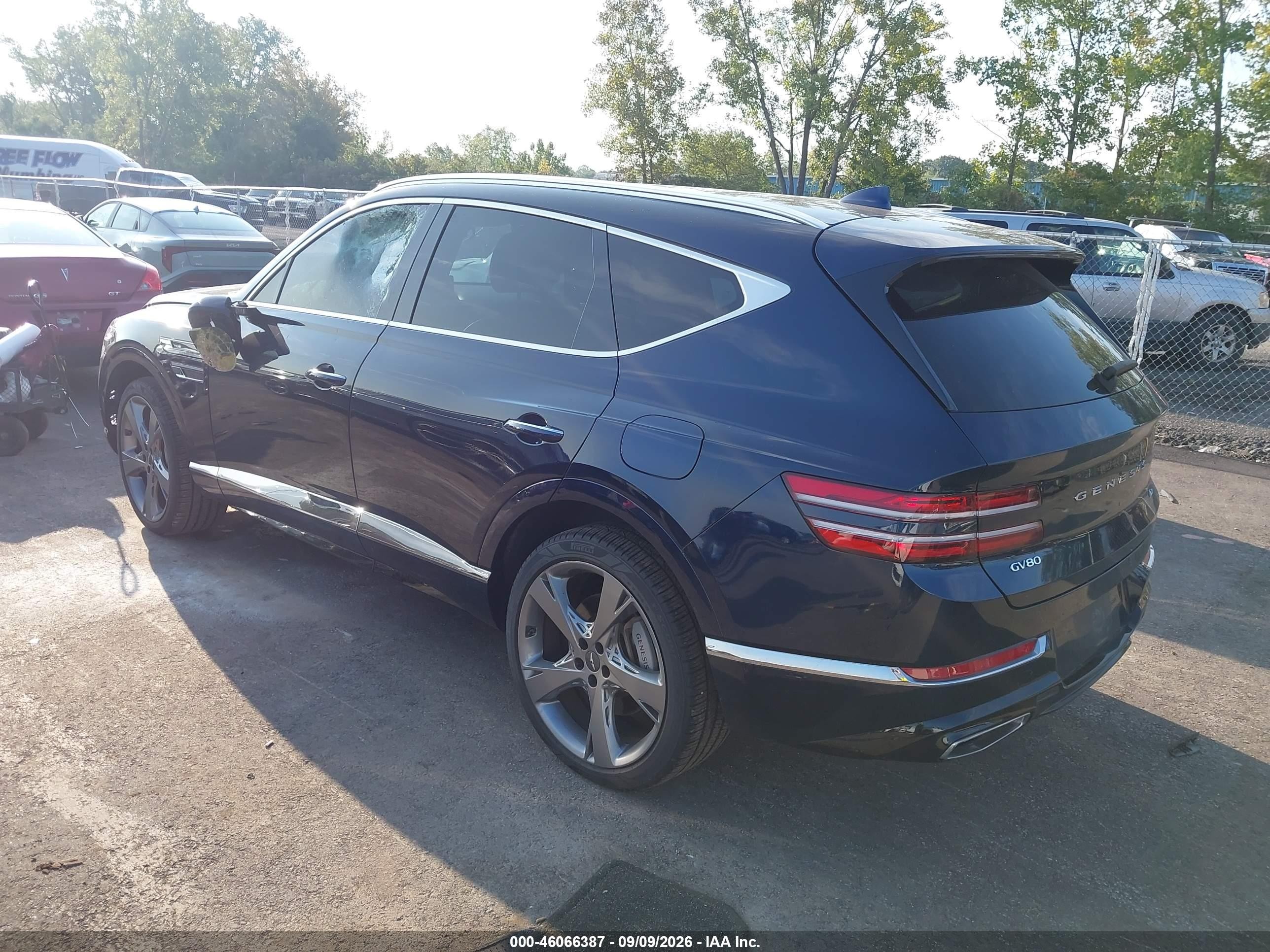 2023 Genesis GV80 VIN KMUHBDSB9PU112380 IAAI salvage auction — Front End, Salvage (Ohio), sold $17,000 on 2026-09-14 (photo 3)