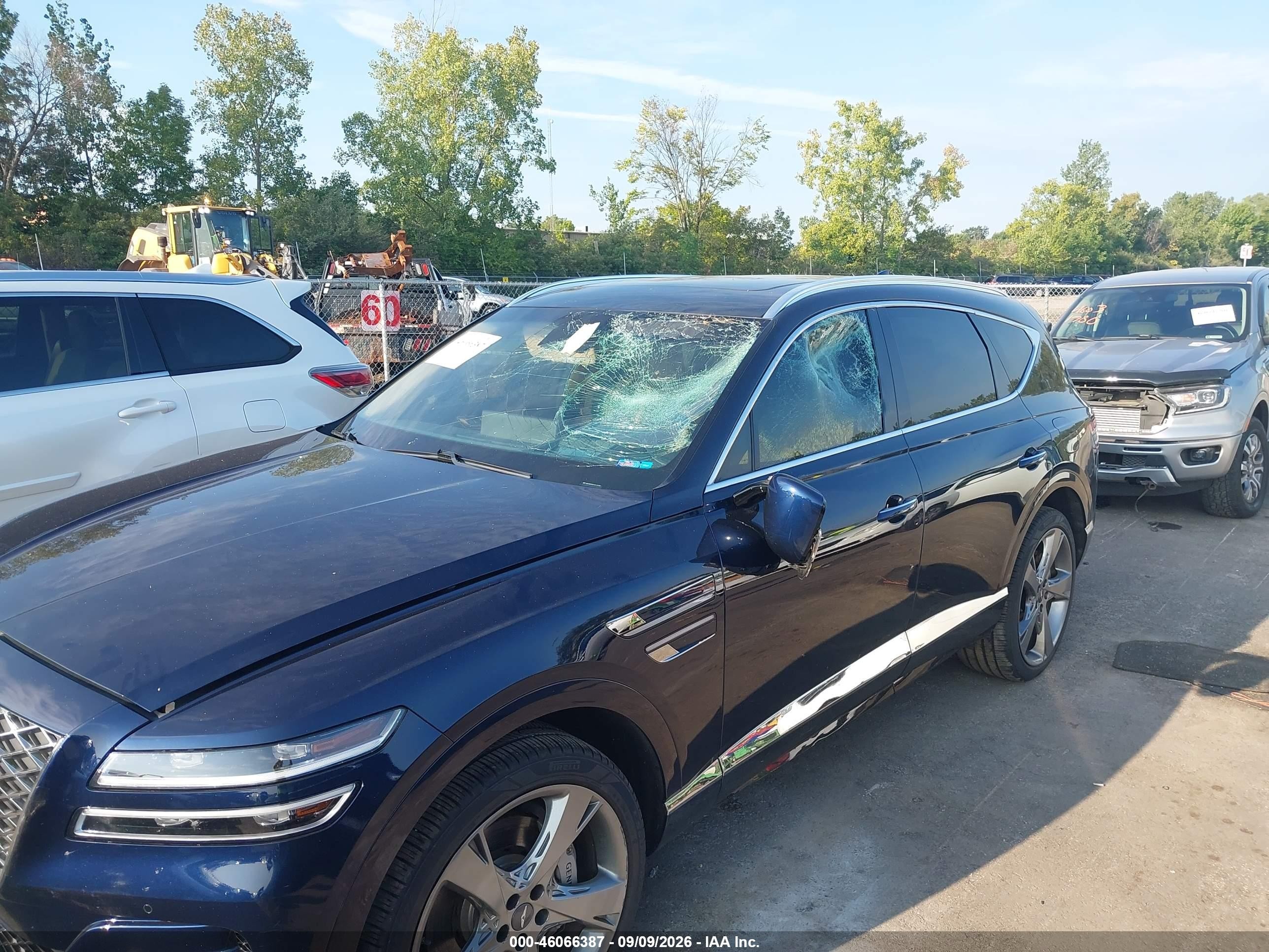 2023 Genesis GV80 VIN KMUHBDSB9PU112380 IAAI salvage auction — Front End, Salvage (Ohio), sold $17,000 on 2026-09-14 (photo 6)