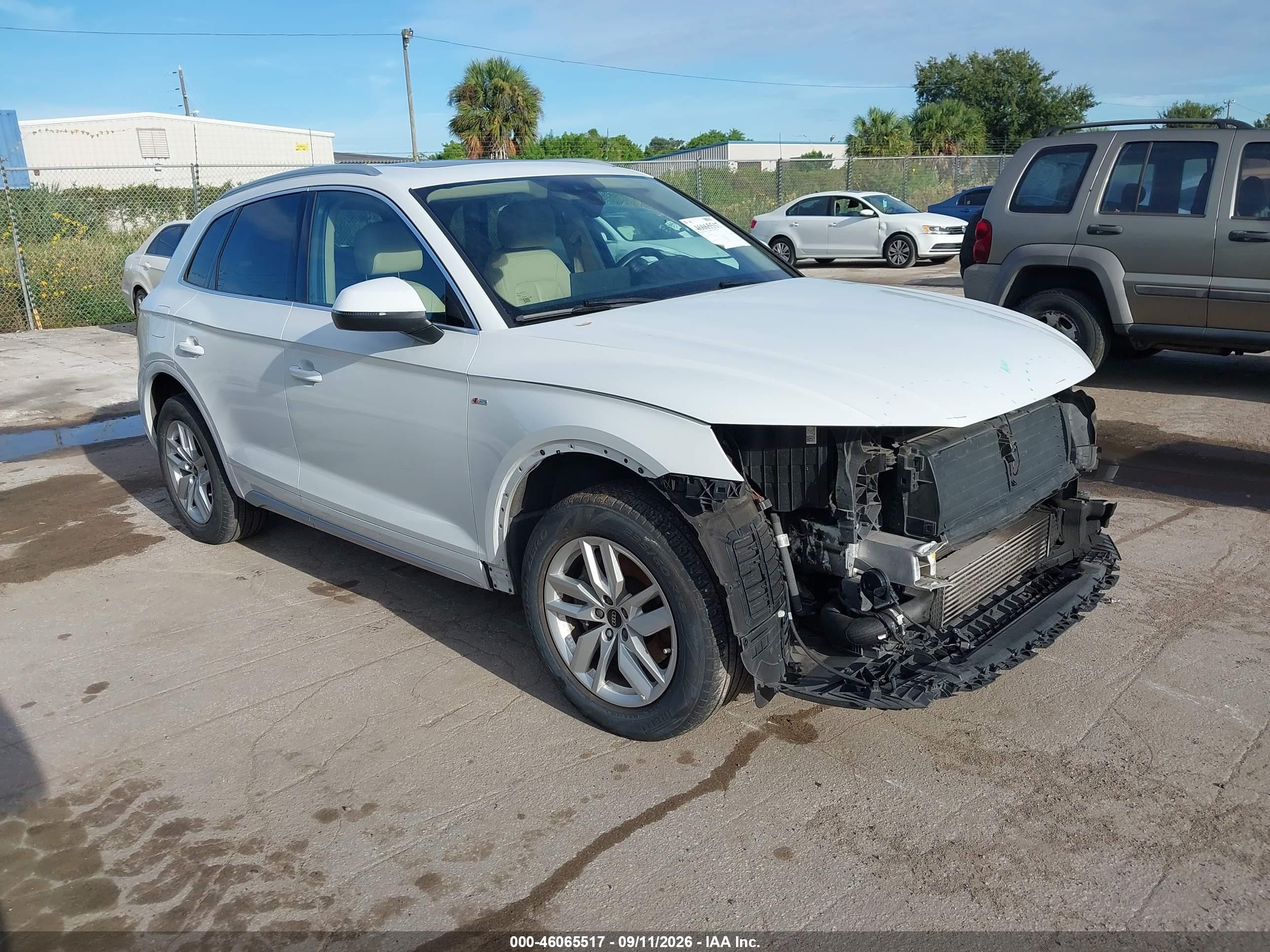 2022 Audi Q5 VIN WA1GAAFYXN2006439 — IAAI salvage auction photo