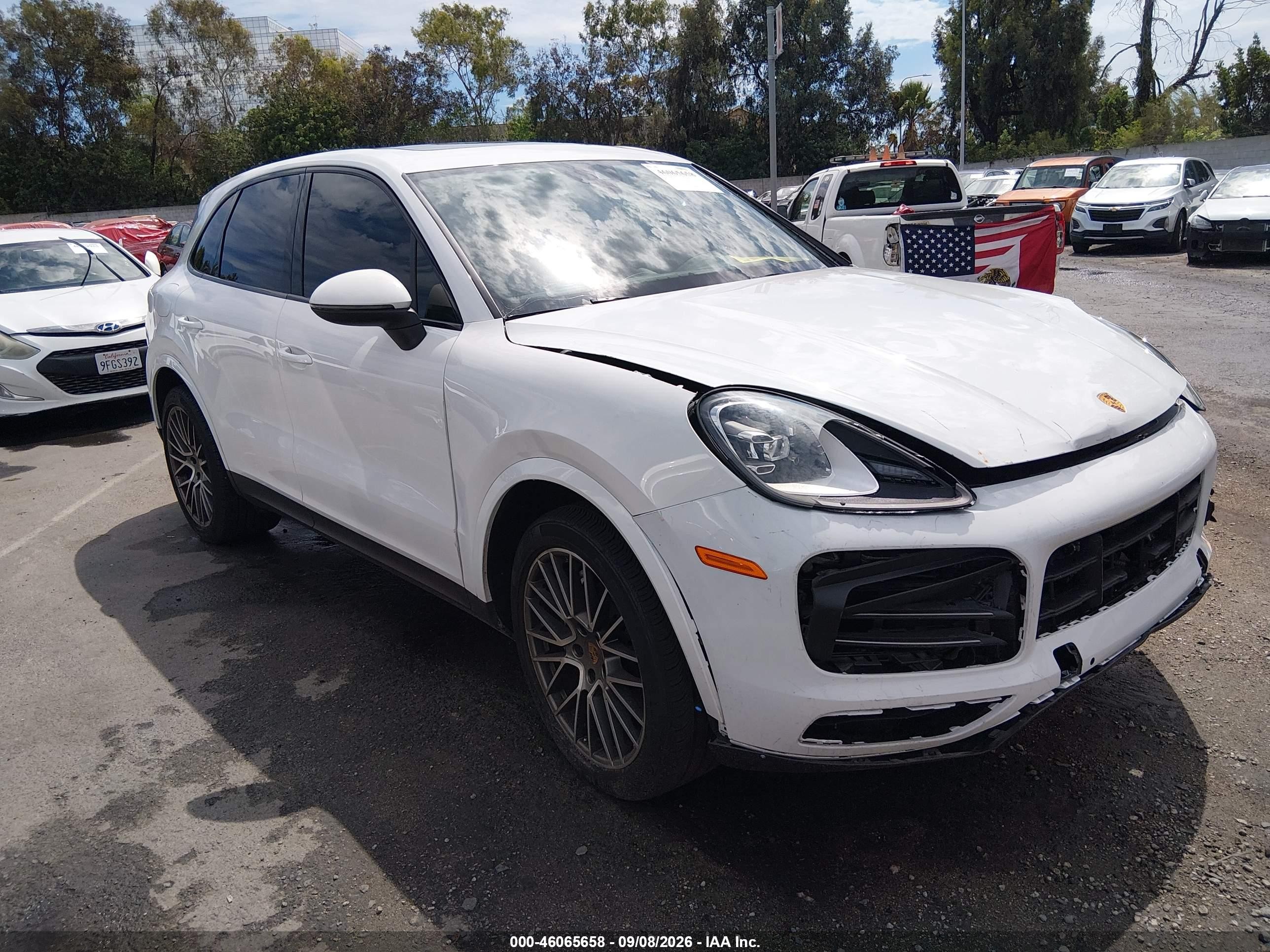 2023 Porsche Cayenne VIN WP1AA2AY9PDA04499 — IAAI salvage auction photo