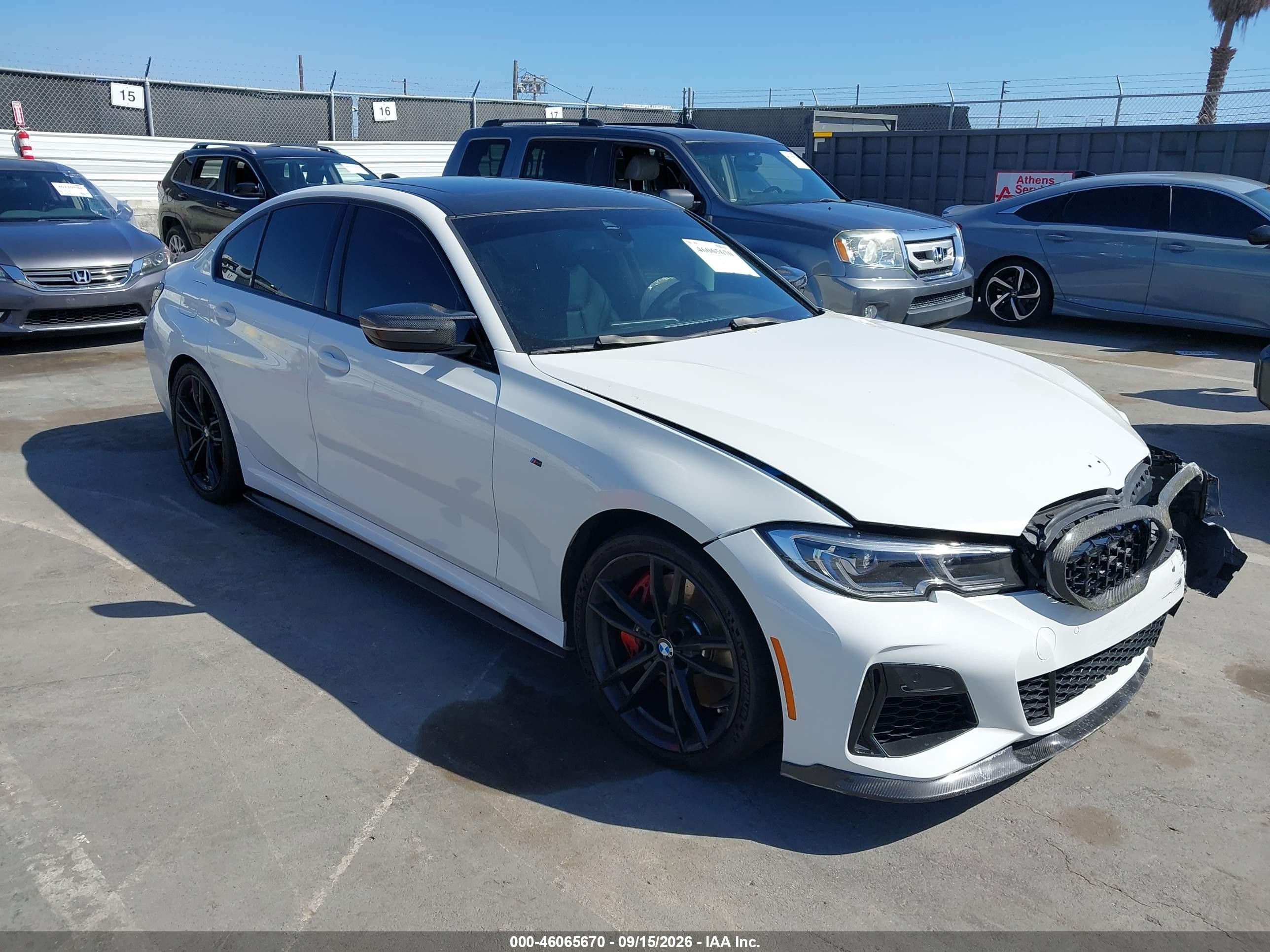 2022 BMW M340i VIN 3MW5U7J05N8C74161 — IAAI salvage auction photo