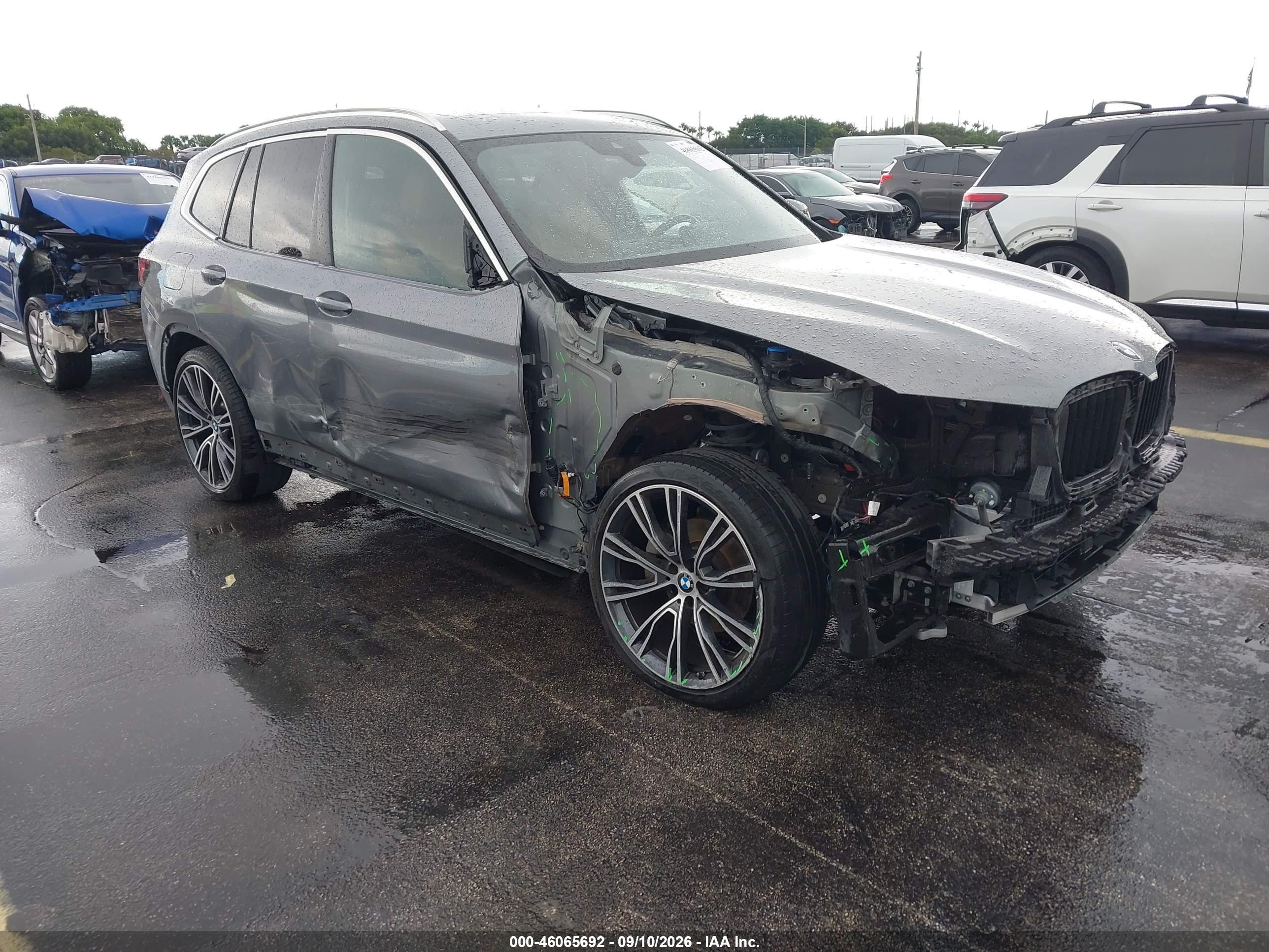 2024 BMW X3 VIN 5UX43DP07R9W55799 — IAAI salvage auction photo
