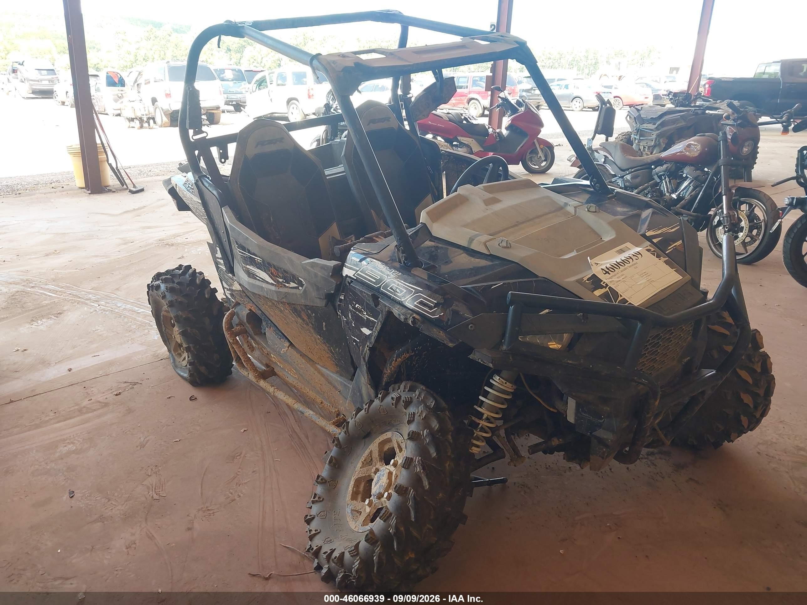 2018 Polaris RZR VIN 3NSVBE874JH016335 IAAI salvage auction — Front & Rear, Bill Of Sale (Alabama), sold $1,500 on 2026-09-30 (photo 1)
