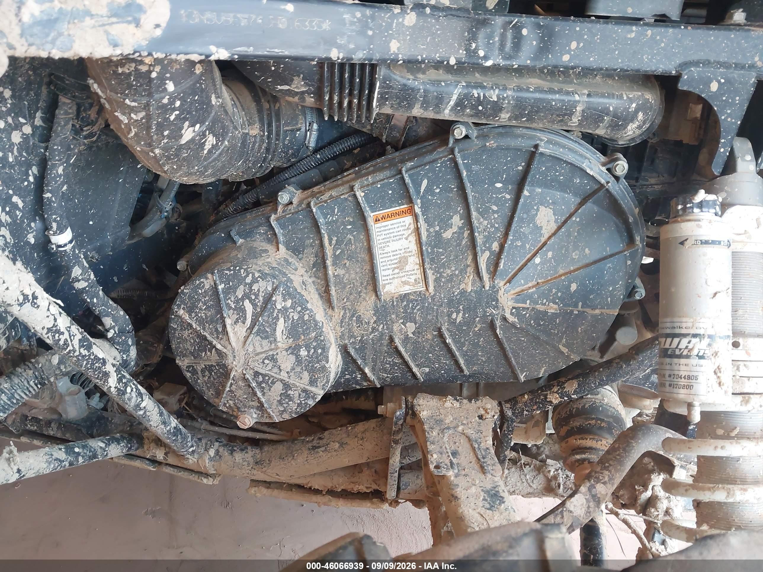2018 Polaris RZR VIN 3NSVBE874JH016335 IAAI salvage auction — Front & Rear, Bill Of Sale (Alabama), sold $1,500 on 2026-09-30 (photo 9)