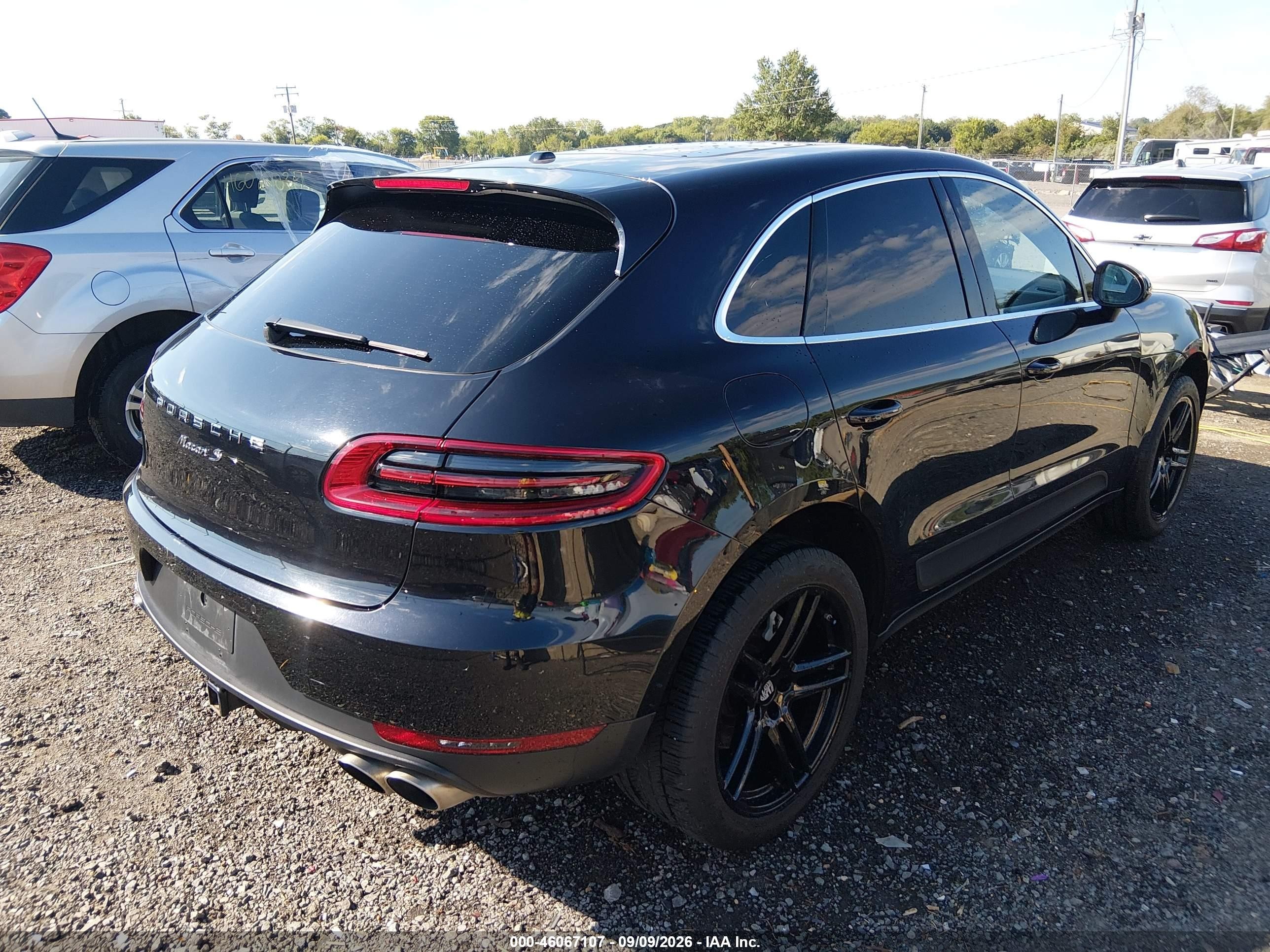 2015 Porsche Macan VIN WP1AB2A59FLB60176 IAAI salvage auction — Front End, Salvage (Virginia), sold $7,850 on 2026-10-05 (photo 4)