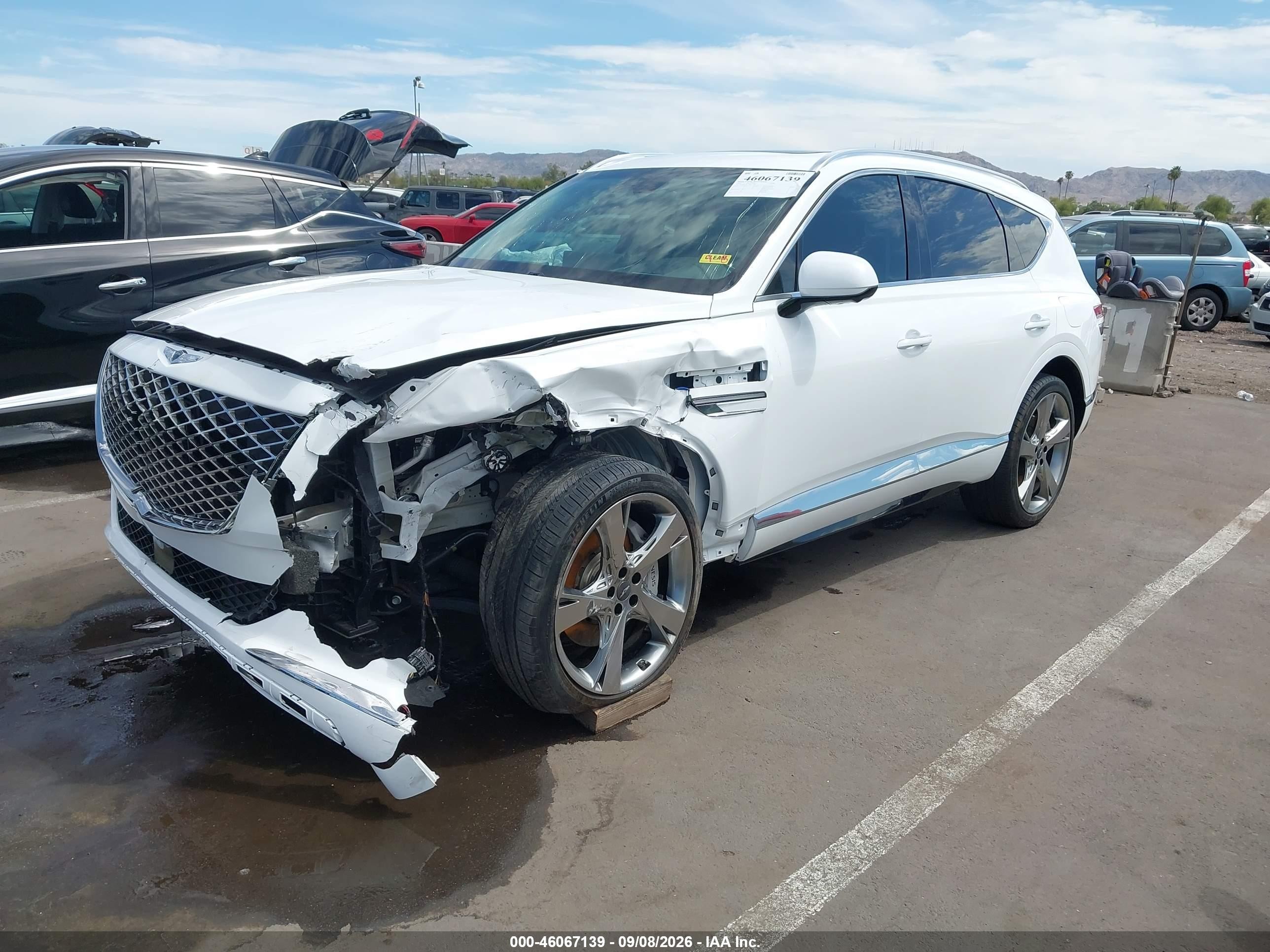 2024 Genesis GV80 VIN KMUHCESCXRU173087 IAAI salvage auction — Unknown, Salvage (Arizona), sold $18,250 on 2026-10-20 (photo 2)