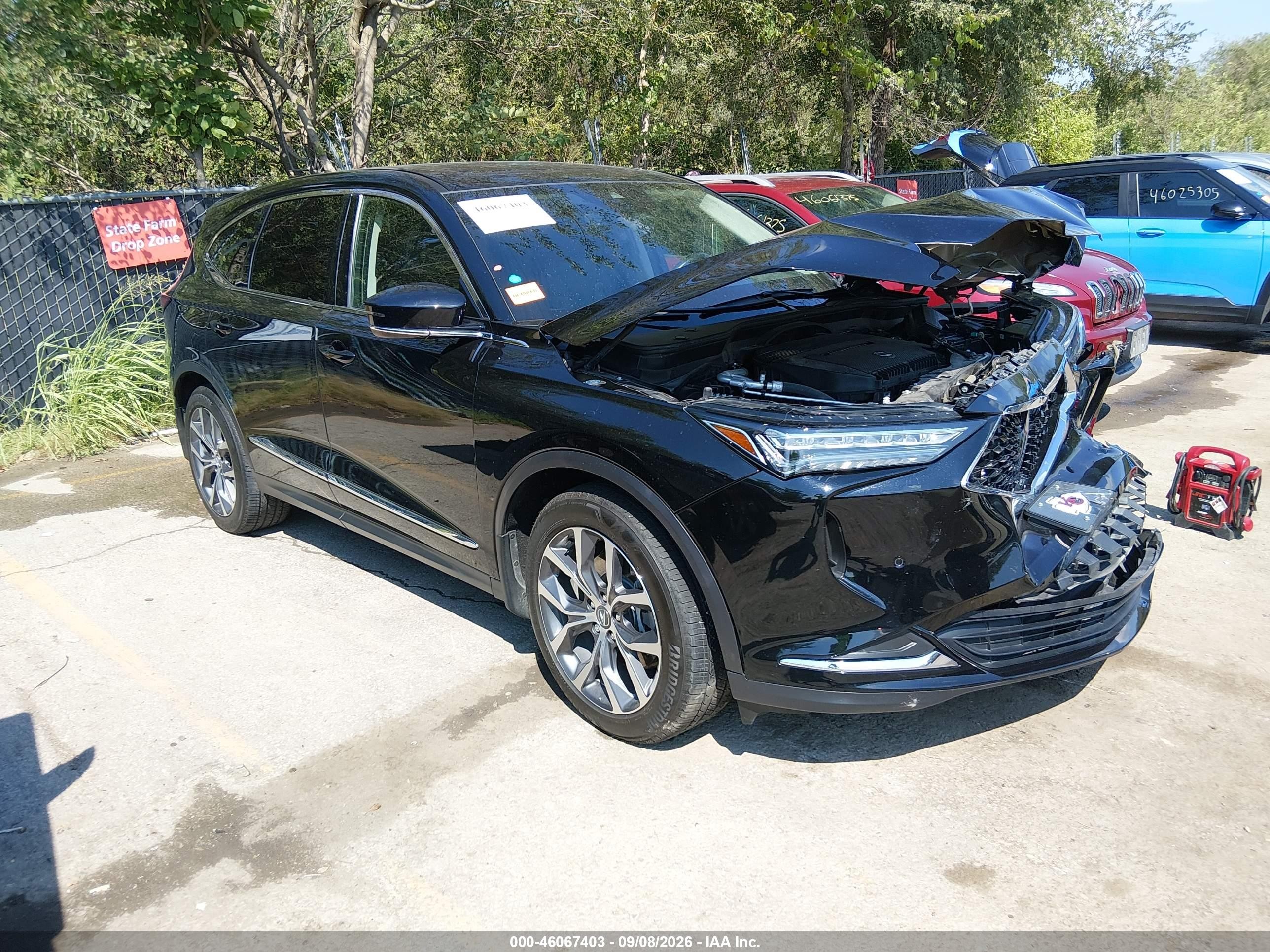 2024 Acura MDX VIN 5J8YE1H4XRL009089 — IAAI salvage auction photo