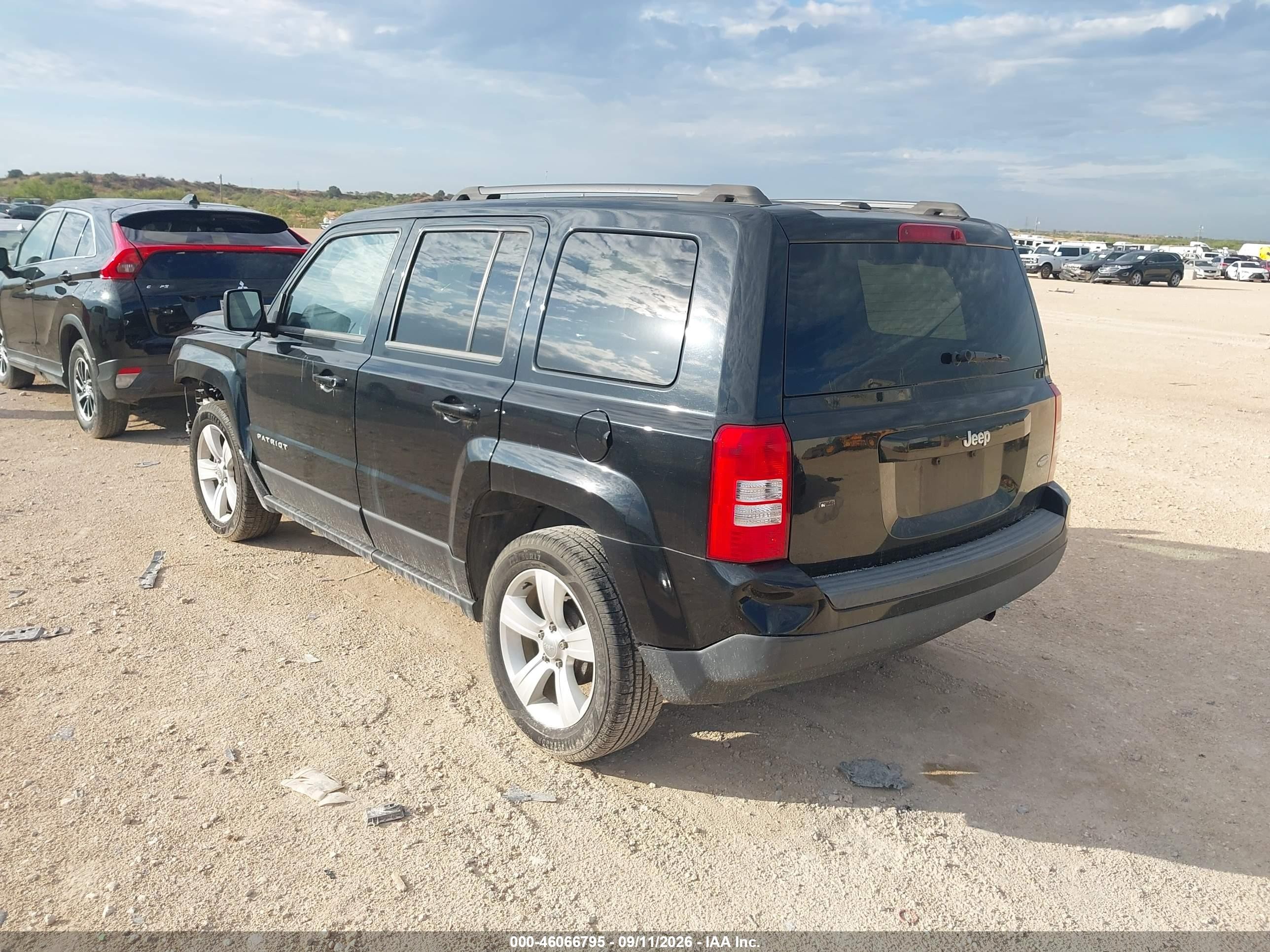 2017 Jeep Liberty (patriot) VIN 1C4NJPFB0HD184185 IAAI salvage auction — Front End, Original (Texas), sold $1,425 on 2026-09-27 (photo 3)