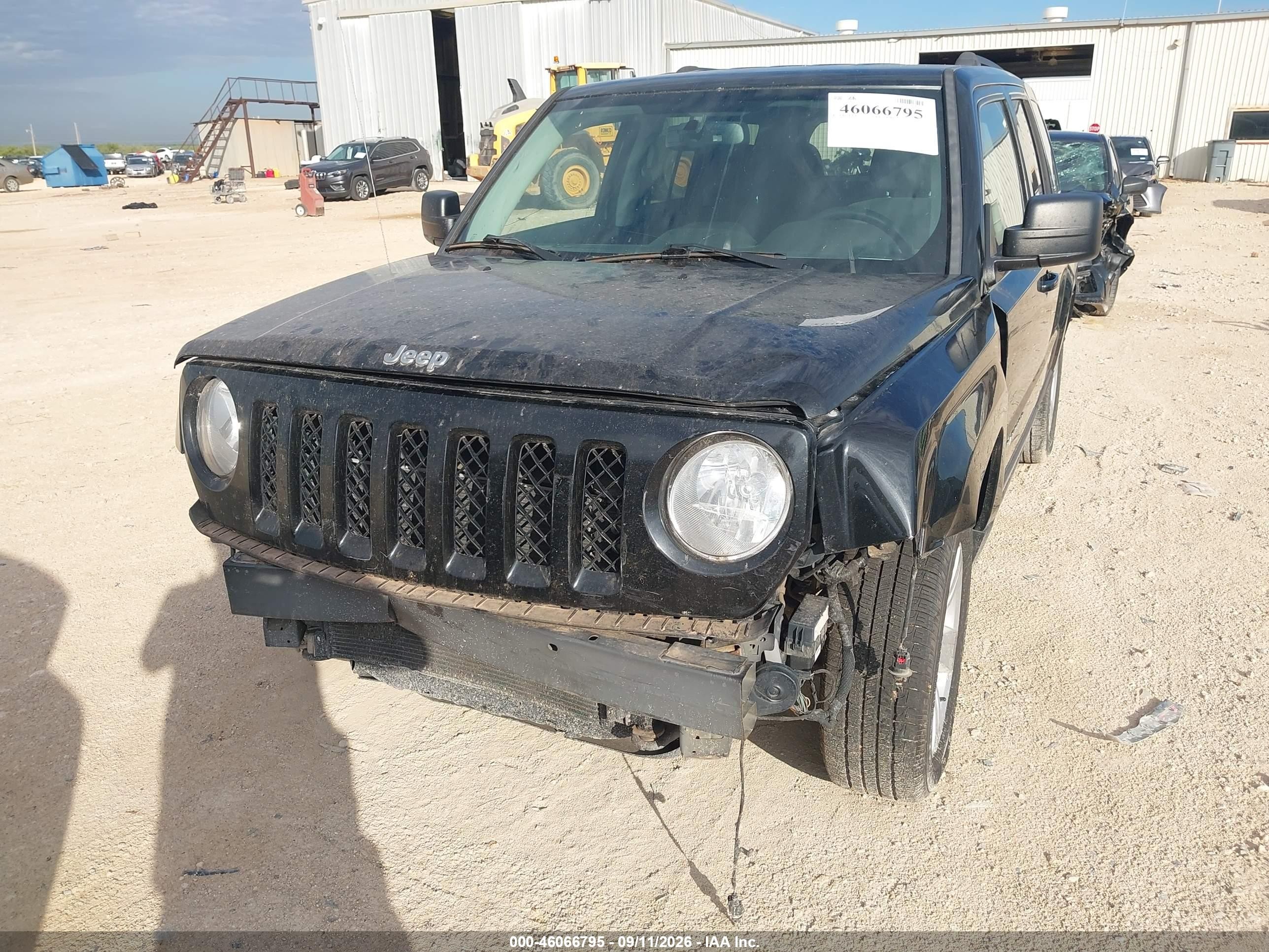 2017 Jeep Liberty (patriot) VIN 1C4NJPFB0HD184185 IAAI salvage auction — Front End, Original (Texas), sold $1,425 on 2026-09-27 (photo 6)