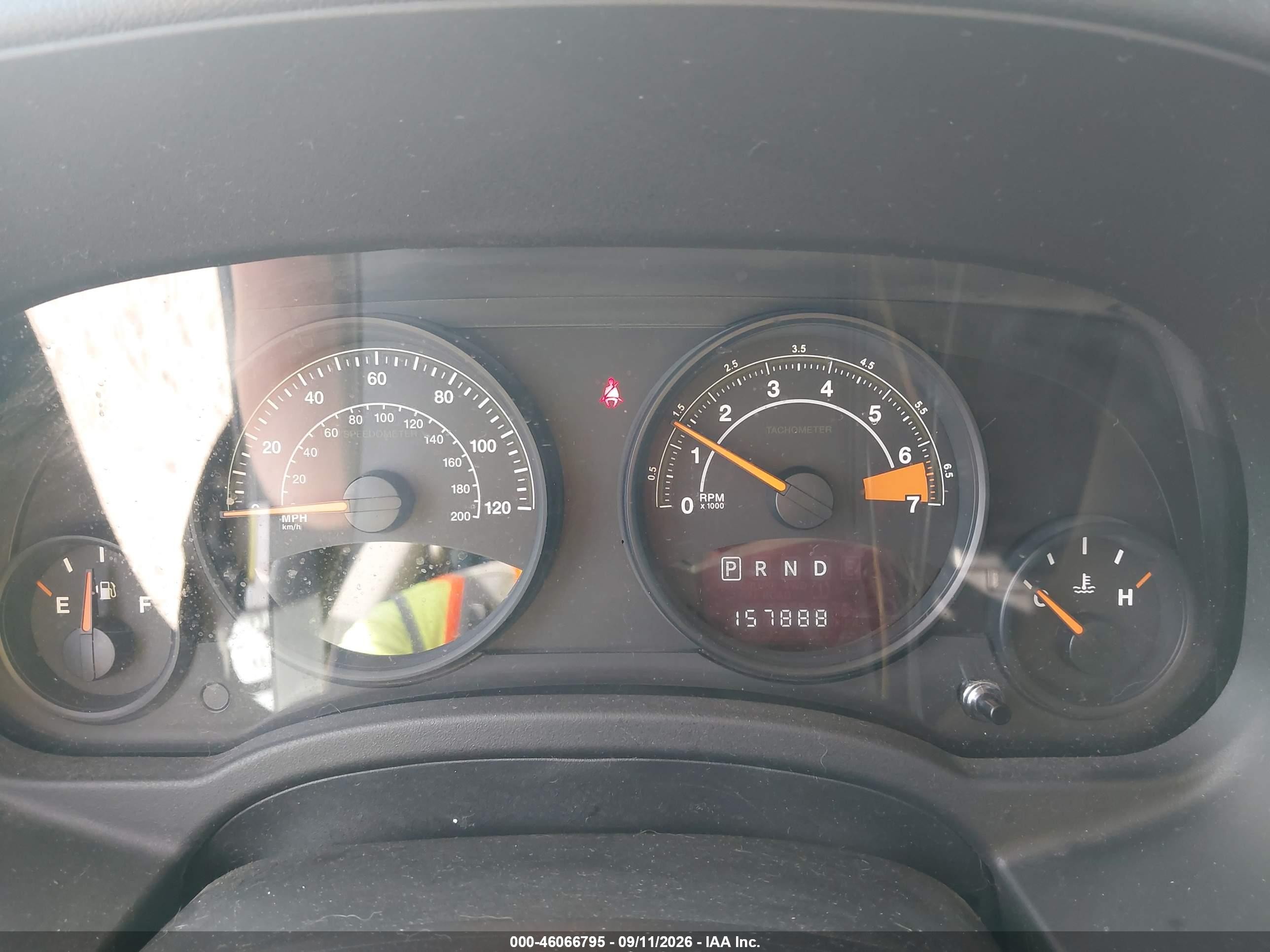 2017 Jeep Liberty (patriot) VIN 1C4NJPFB0HD184185 IAAI salvage auction — Front End, Original (Texas), sold $1,425 on 2026-09-27 (photo 7)