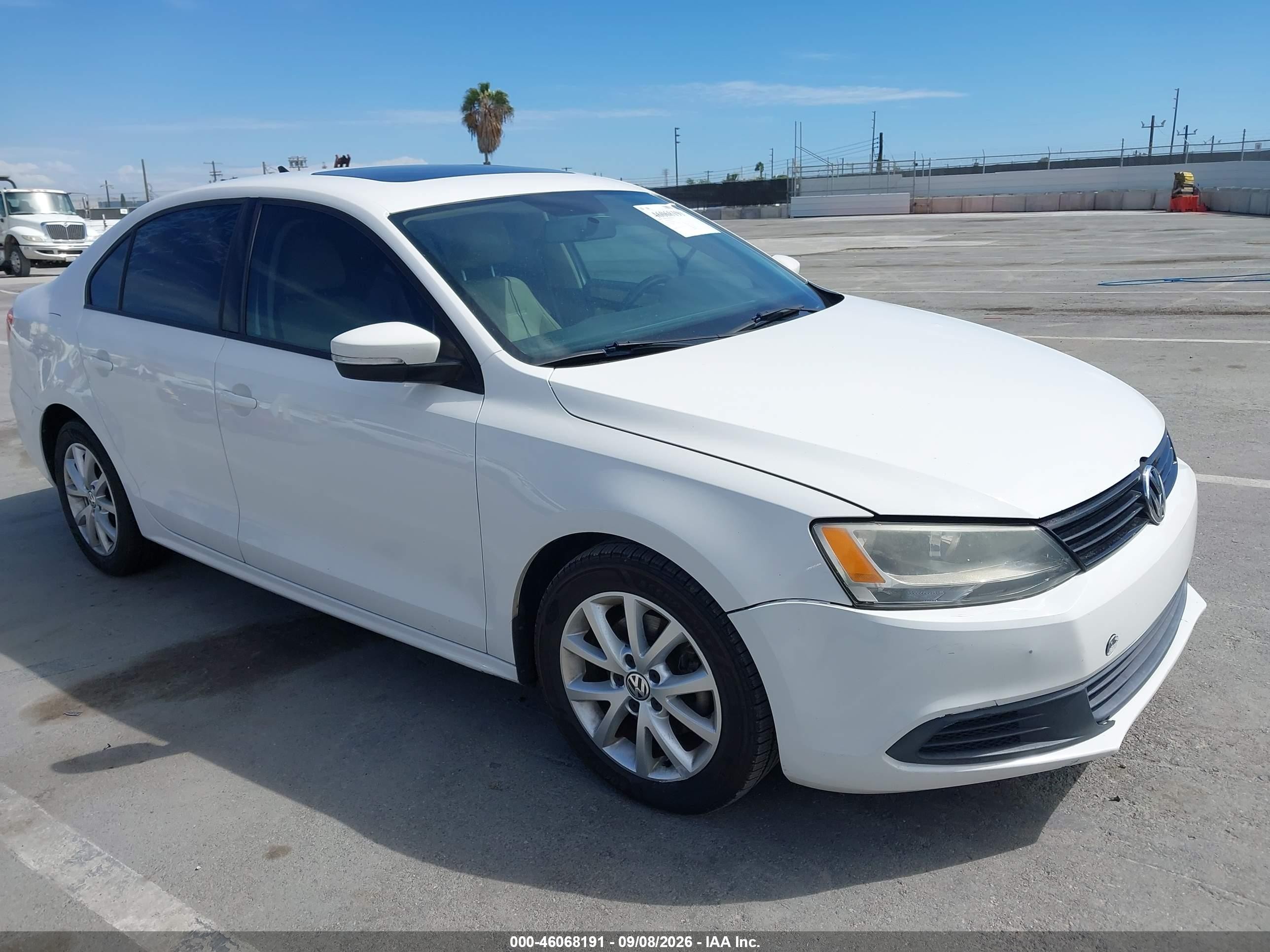 2012 Volkswagen Jetta VIN 3VWDP7AJXCM412793 IAAI salvage auction — Side, Salvage (California), sold $900 on 2026-09-25 (photo 1)
