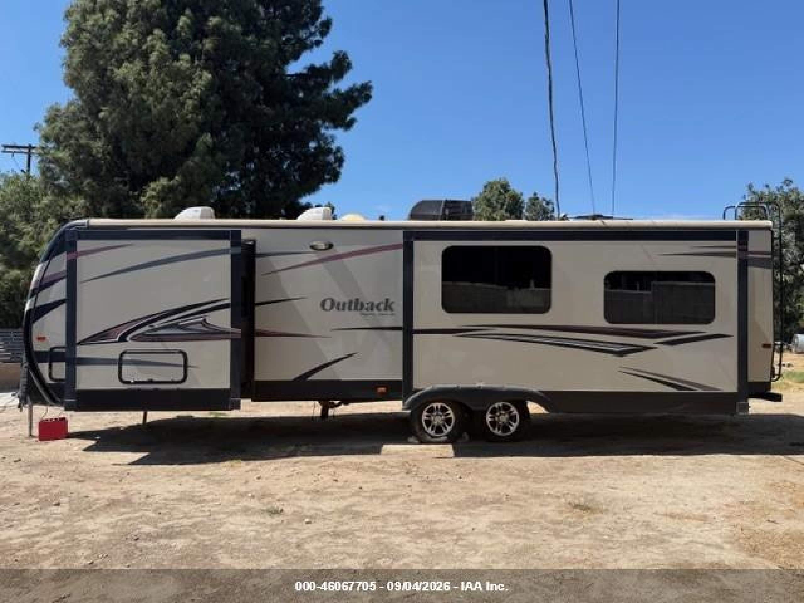 2015 Keystone Outback VIN 4YDT27726FB453461 IAAI salvage auction — Normal Wear, Clear (California), sold $9,000 on 2026-09-22 (photo 3)